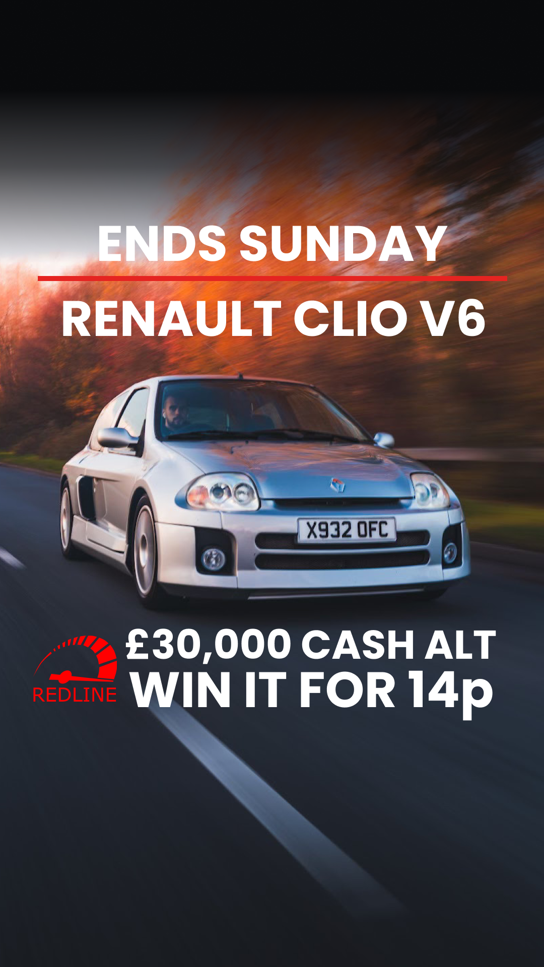 Redline Competitions Facebook ad