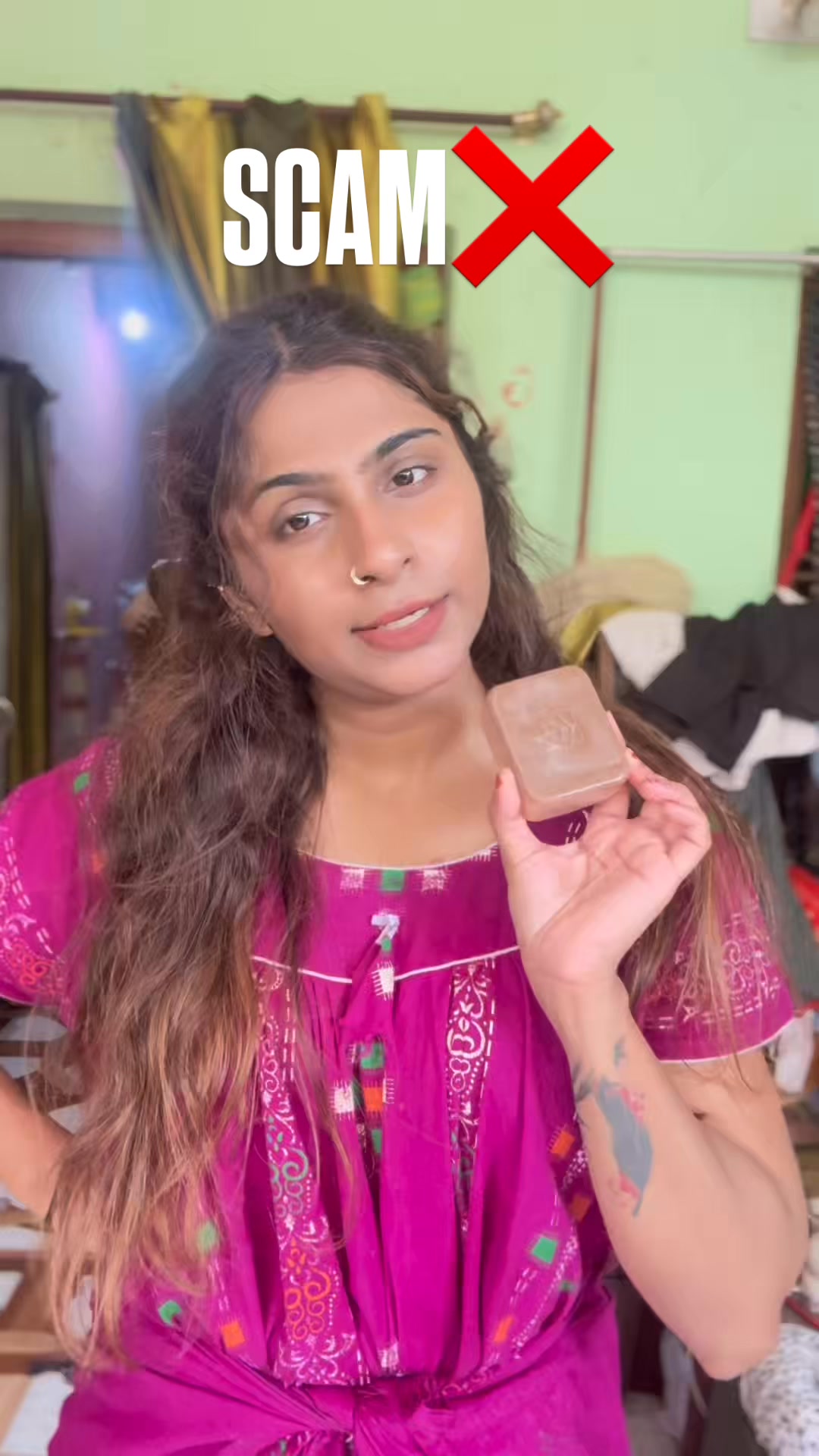 The Ghar Soaps Facebook ad: Trust me This will reduce your tanning