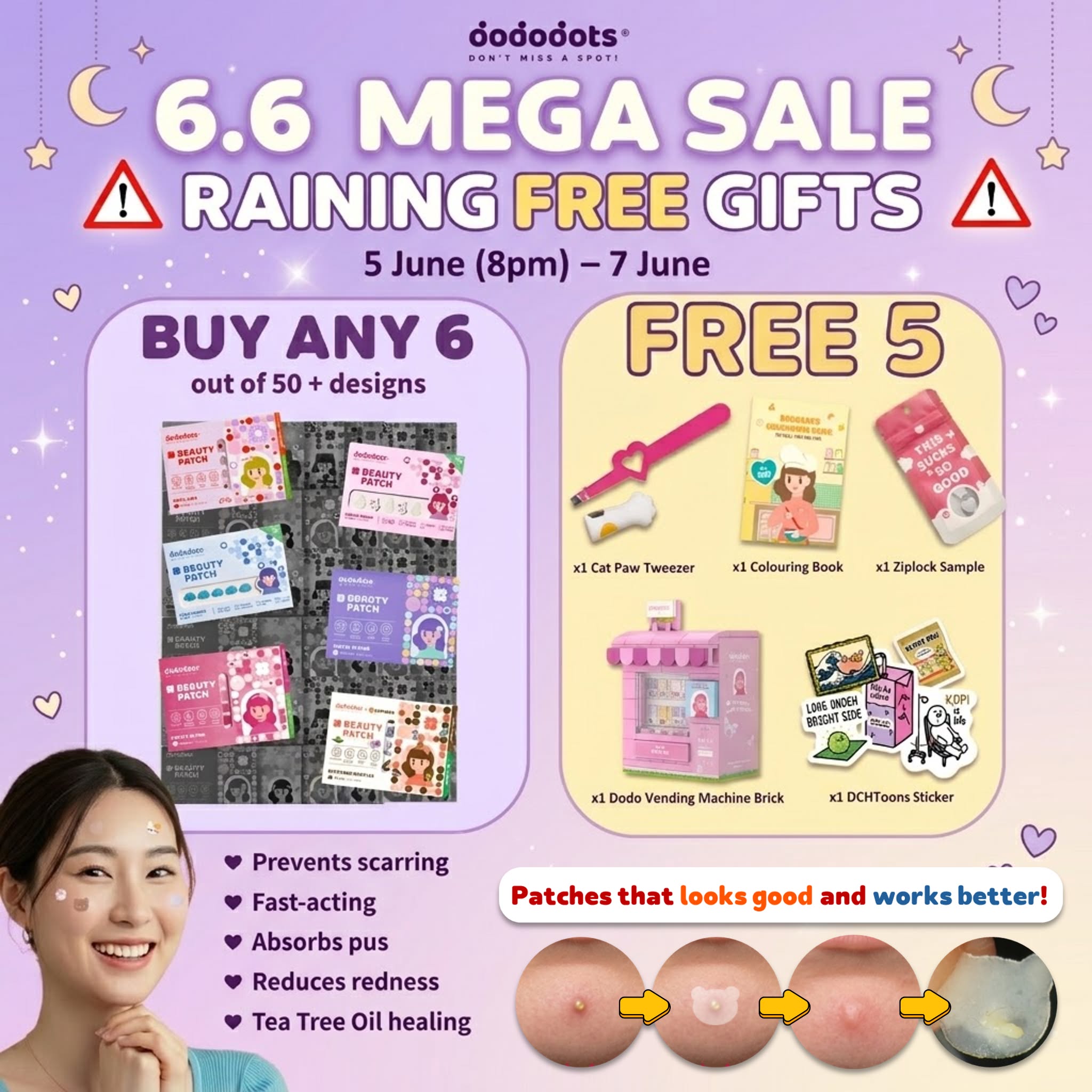 Dododots Beauty Patch SG Facebook ad