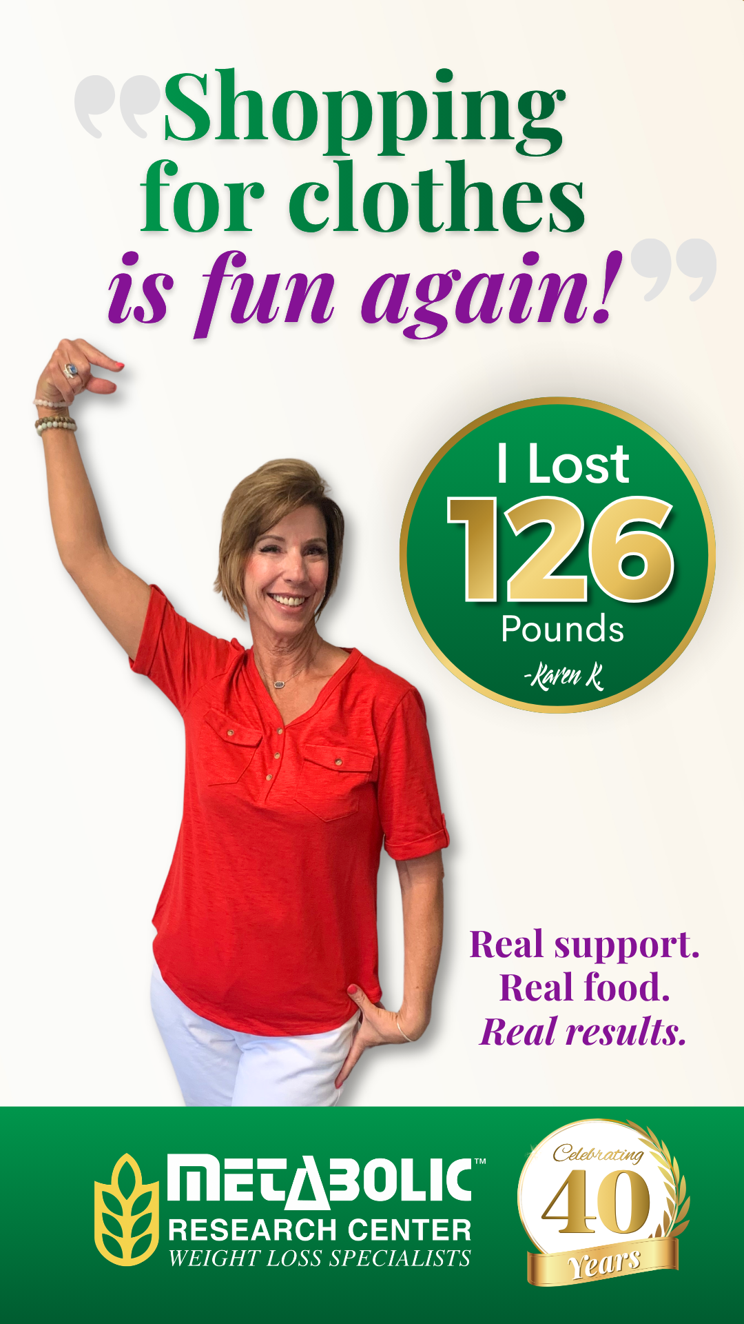 Metabolic Research Center Facebook ad