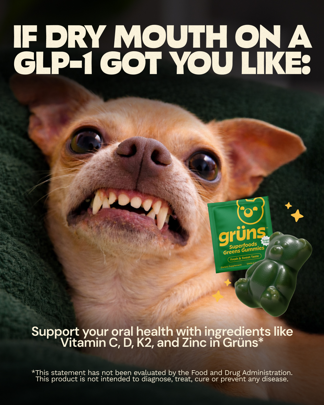 Grüns Facebook ad