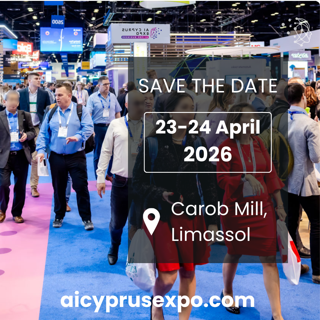 AI Cyprus Expo Facebook ad: AI Cyprus Expo | Panels • Networking • Exhibition