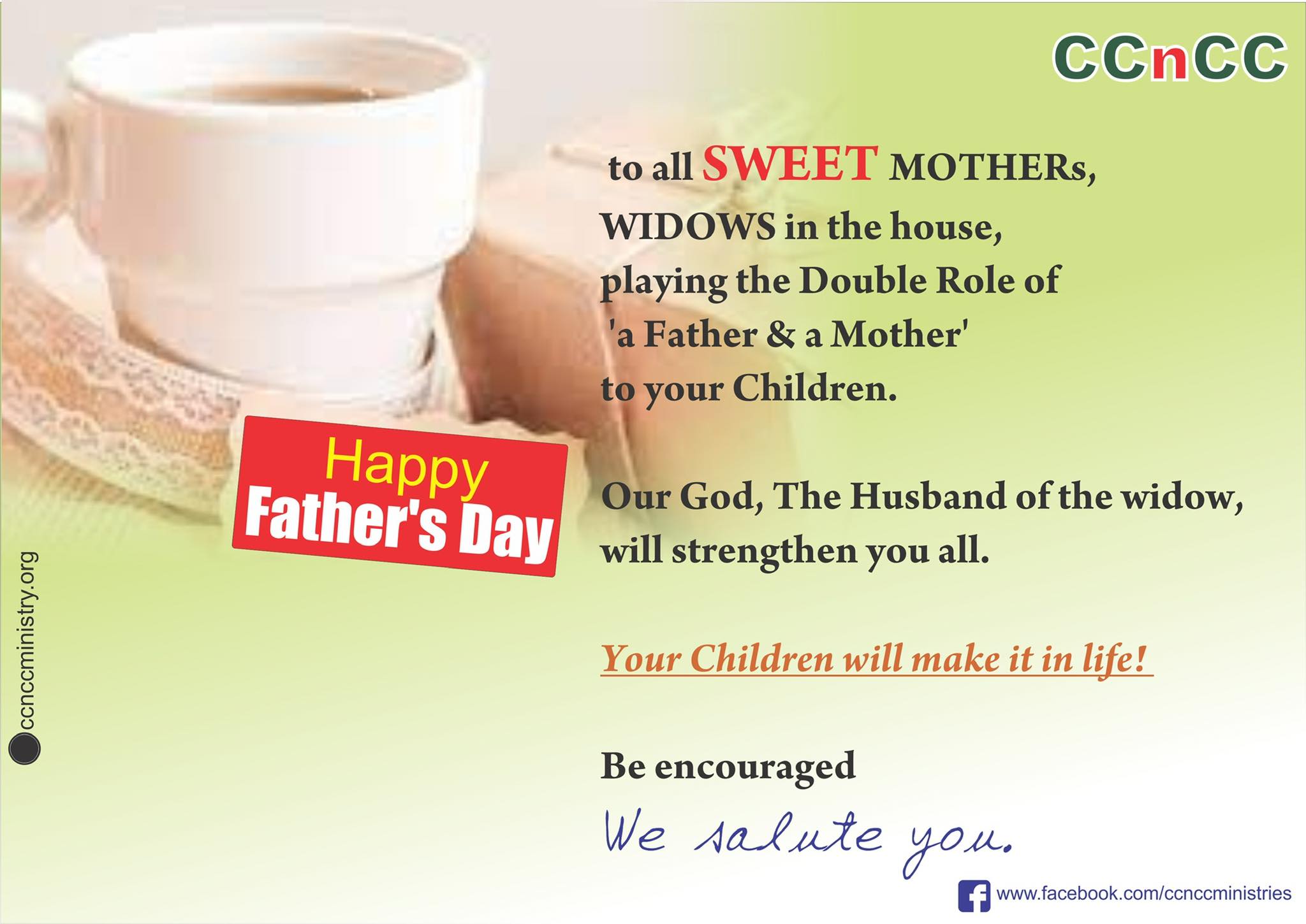 Covenant Couple & Covenant Child Ministry Facebook ad: FATHERs TIME-OUT this JUNE.