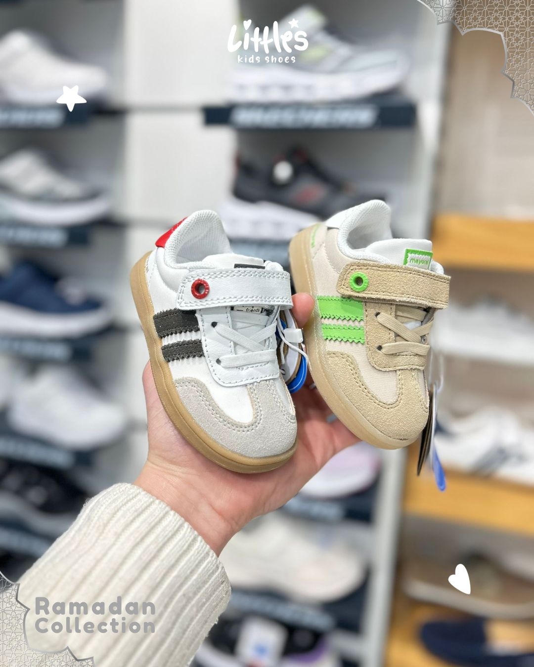 Littles Shoes ليتلز شوز Facebook ad: خطوات صغيرة… وأناقة كبيرة في رمضان