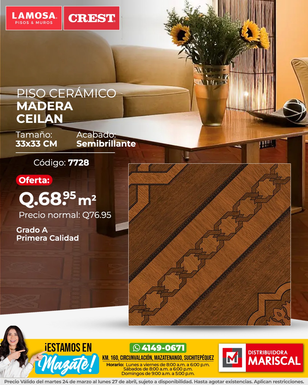 Distribuidora Mariscal Facebook ad: Si deseas incorporar la apariencia natural de la…