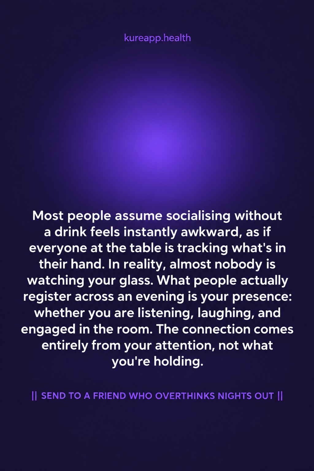 Hypnosis to Quit Drinking Facebook ad: The fear of being the only person holding…