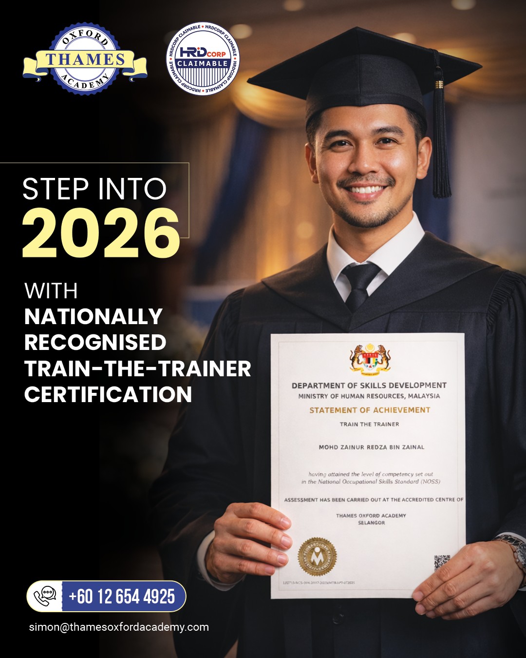 Thames Oxford Academy Facebook ad: Step into 2026 with confidence, credibility, and aβ¦