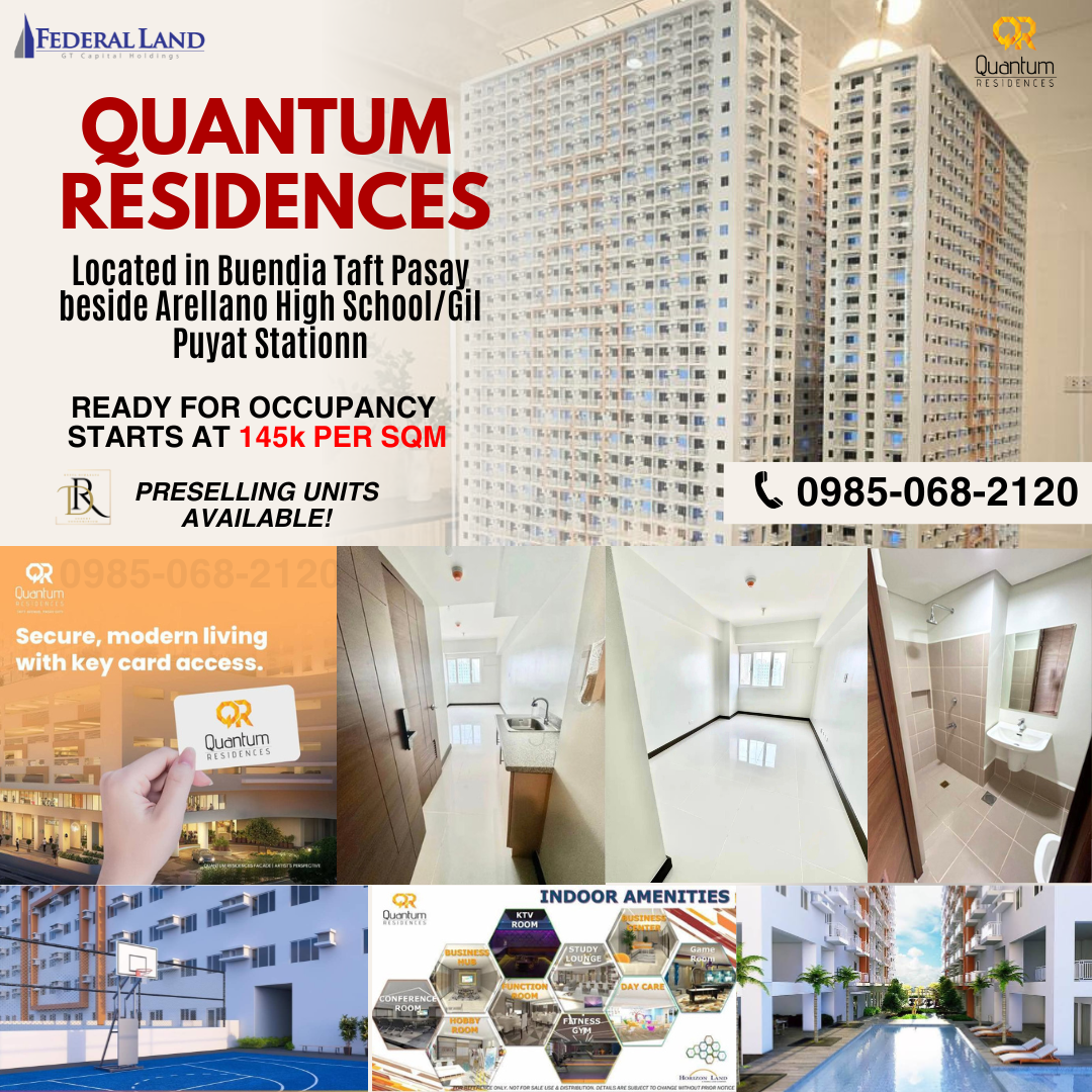 Rent to Own Condo in Pasay - Quantum Residences Facebook ad