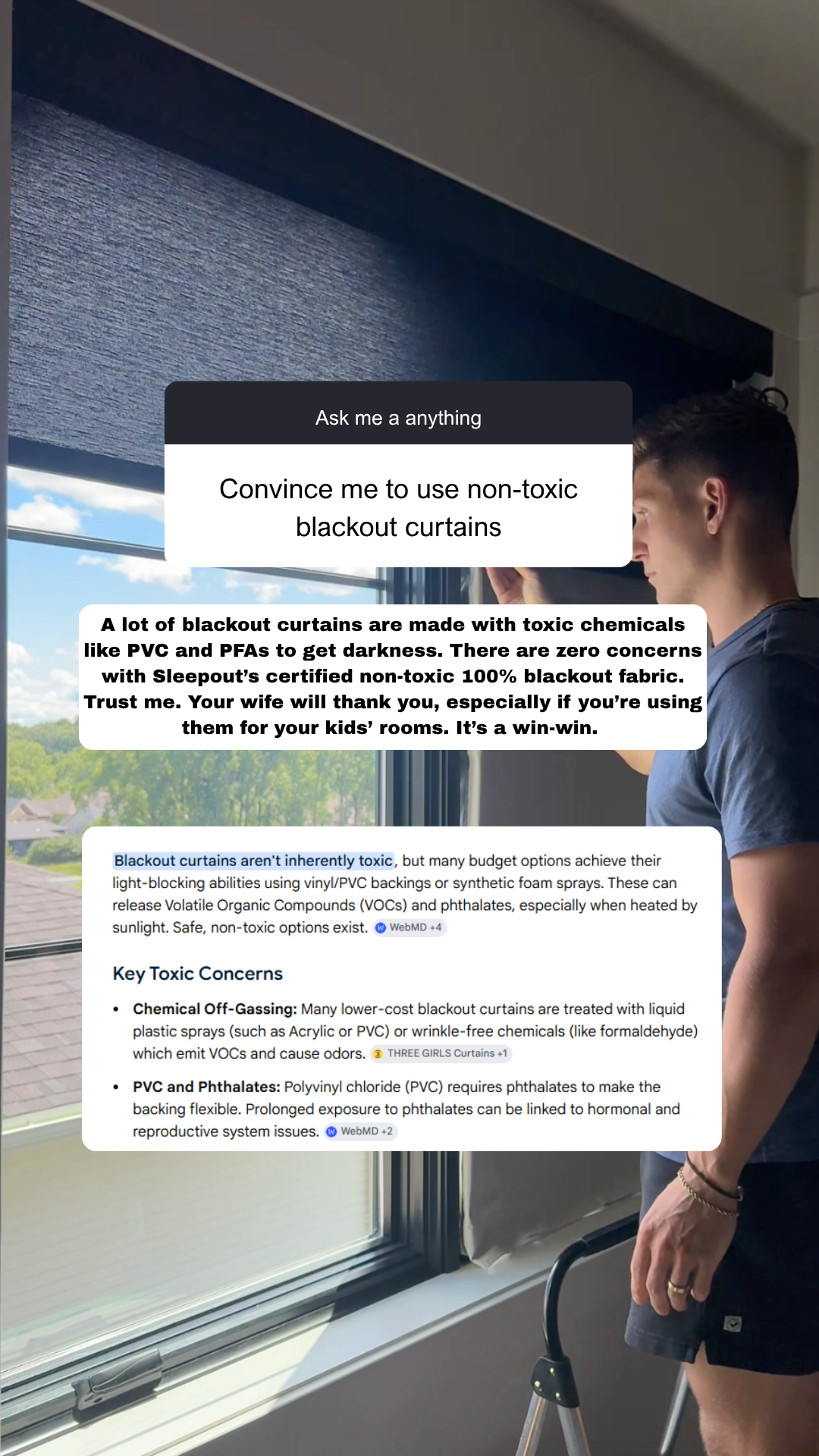 Sleepout Facebook ad: Sort your sleep, sort your life
