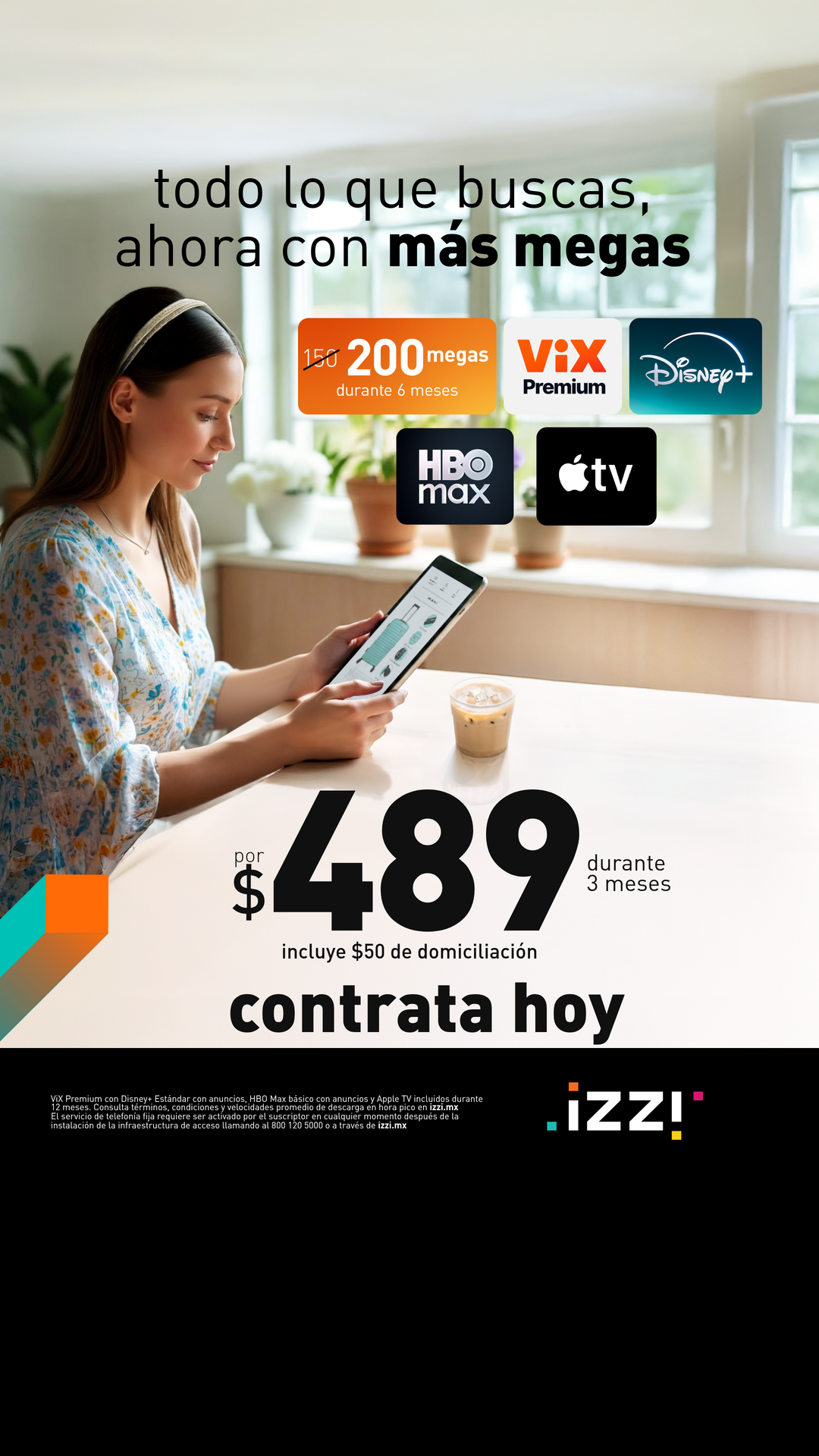 izzi telecom Facebook ad