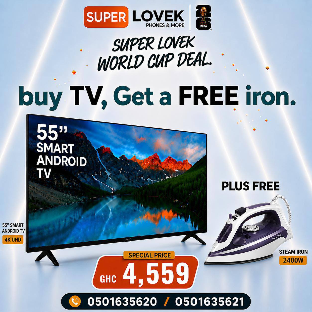 Super Lovek Facebook ad: SUPER LOVEK WORLD CUP DEAL is here!