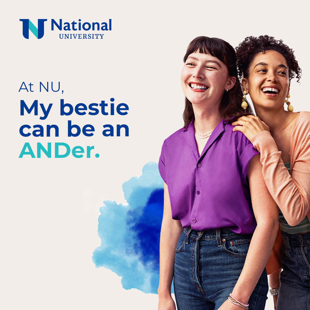 National University Facebook ad