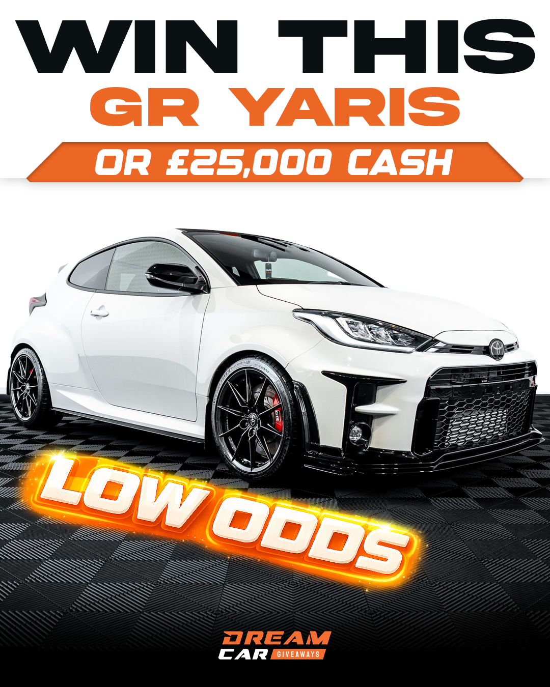 Dream Car Giveaways Facebook ad