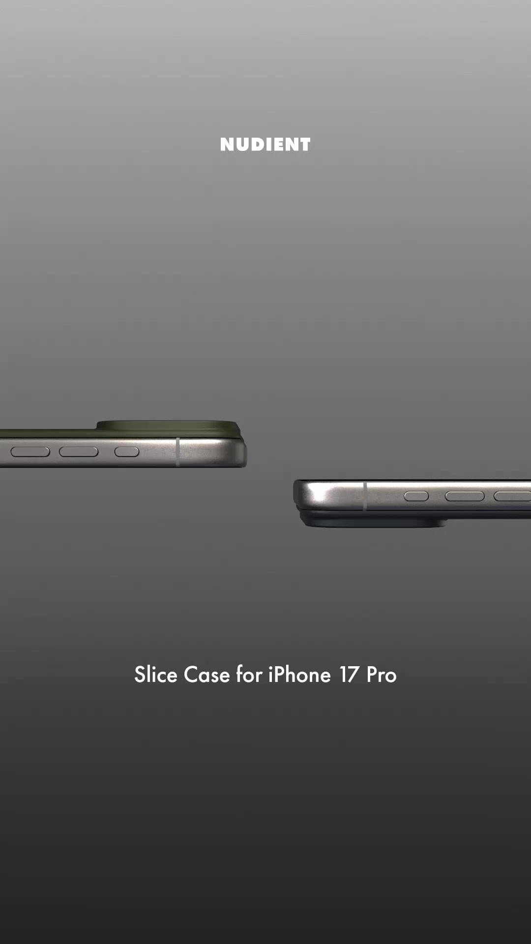 Nudient Facebook ad: Our most minimalist case yet