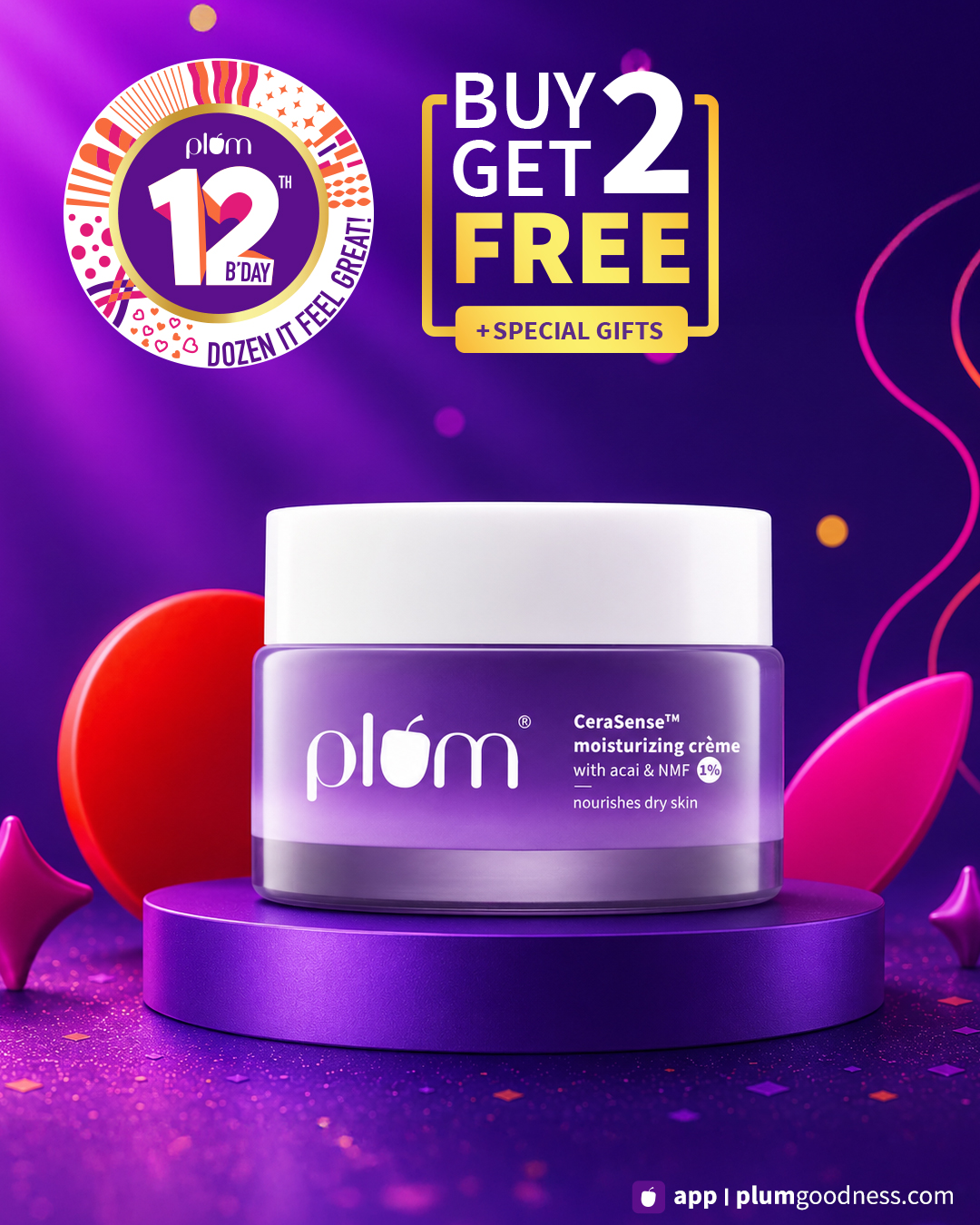 Plum Facebook ad