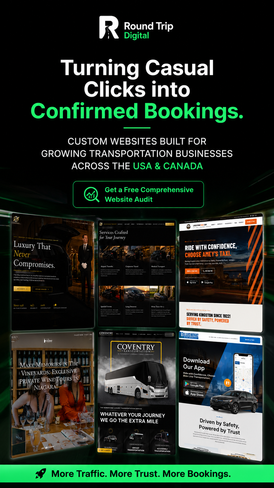 Round Trip Digital Facebook ad