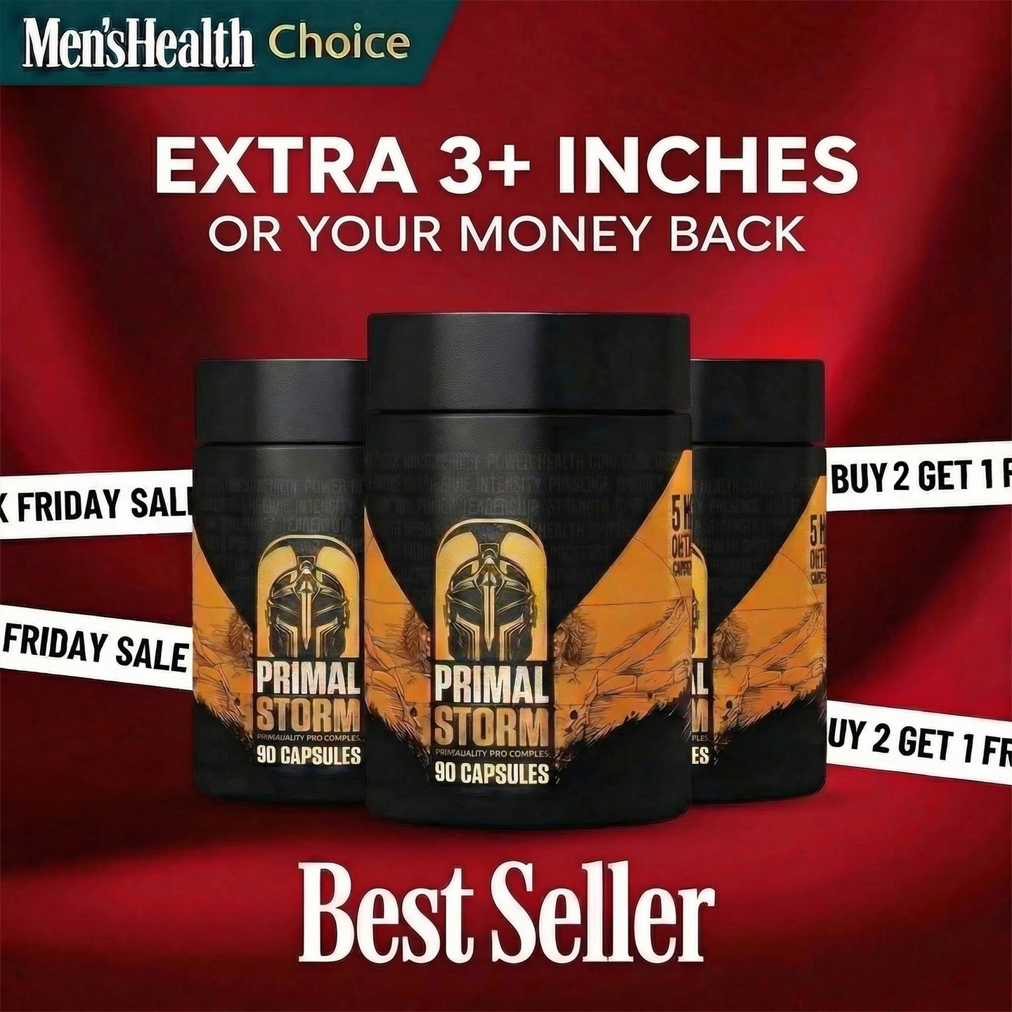 Primal Storm Supplements Facebook ad