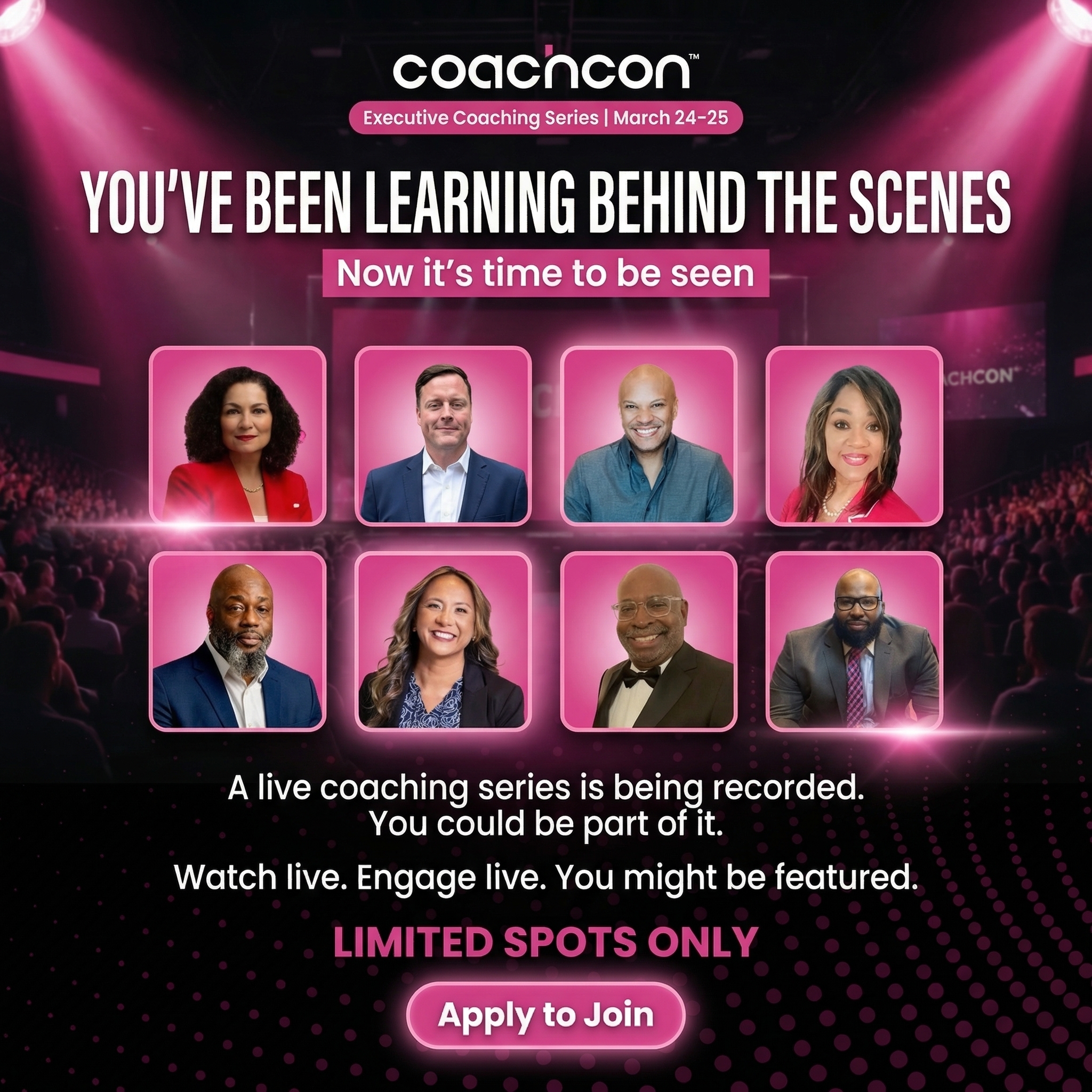Coachcon: The Business of Coaching Facebook ad from Mar 21, 2026