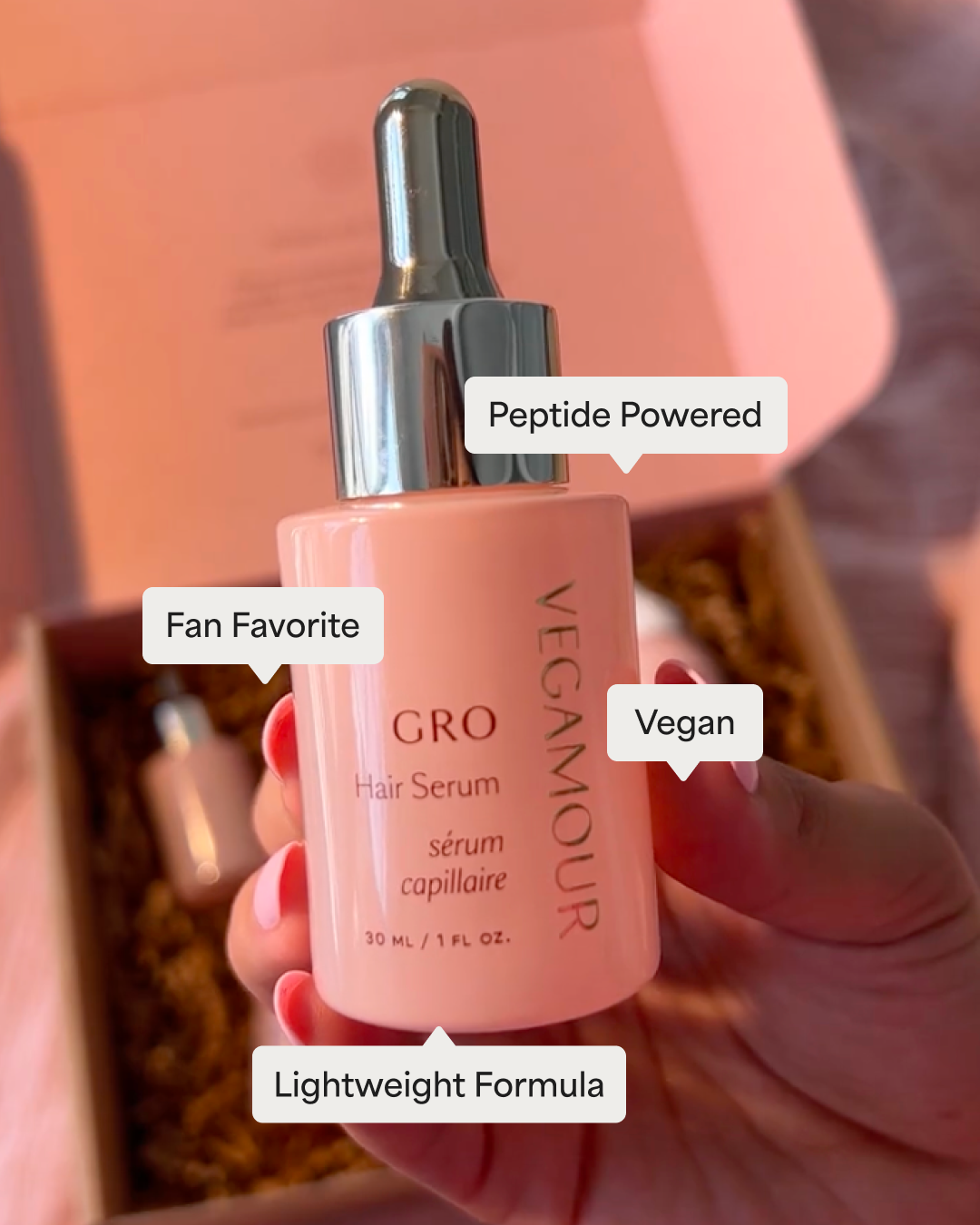 Vegamour Facebook ad