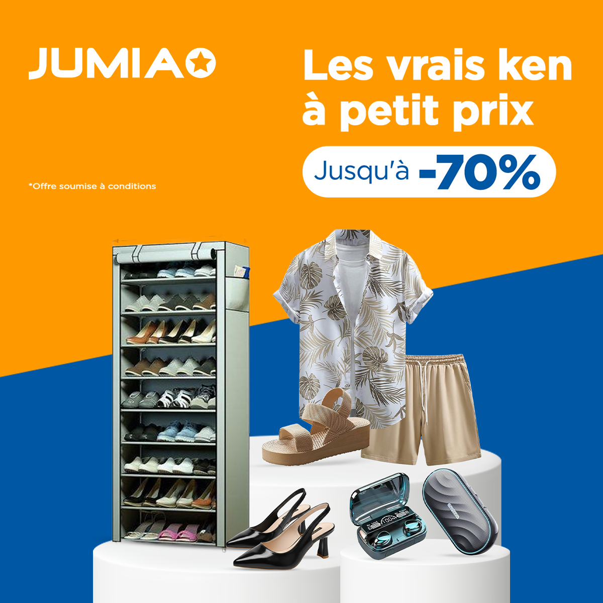 Jumia Facebook ad: Chic promo! Commande vite