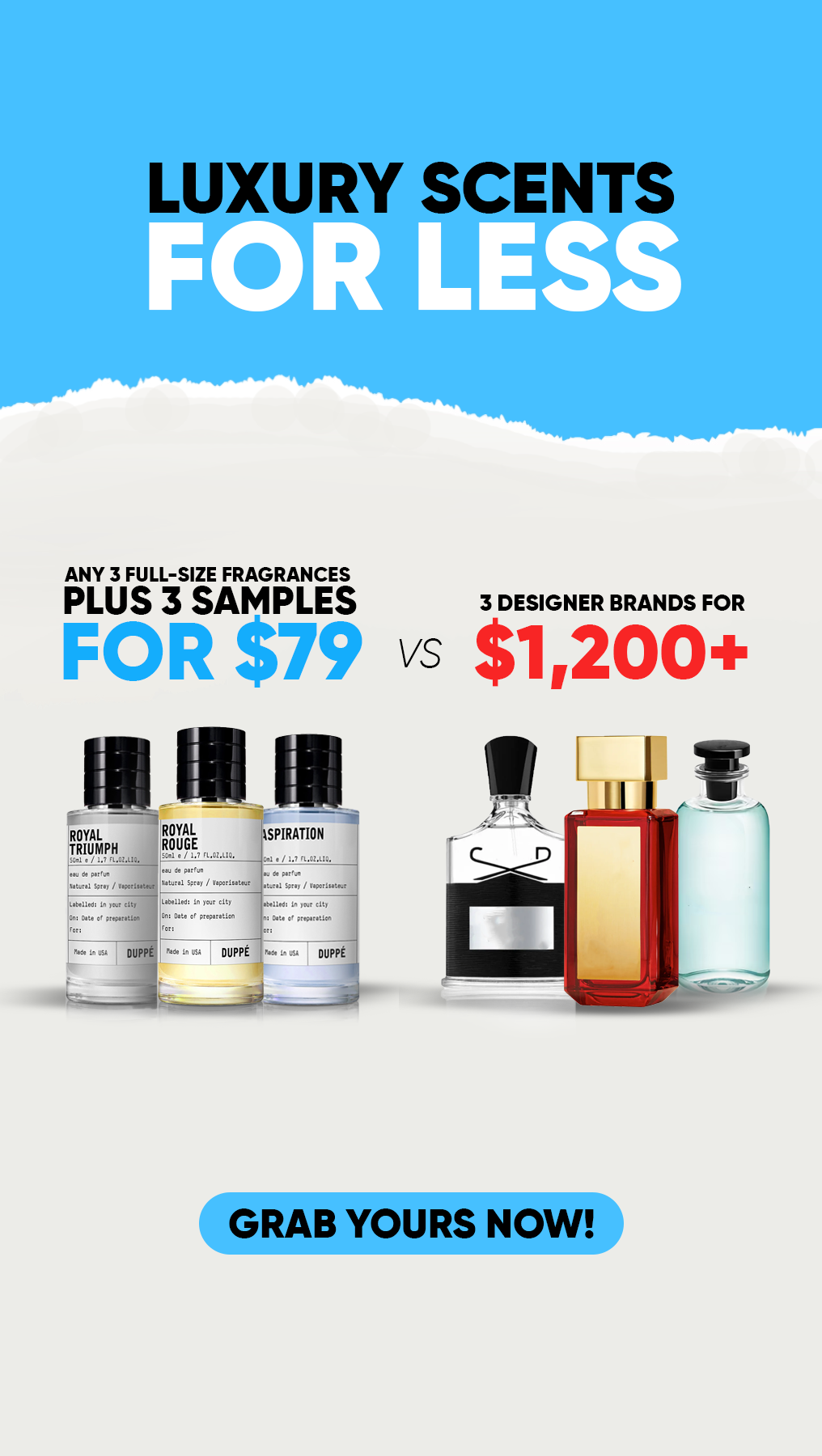 Duppe Scents Facebook ad