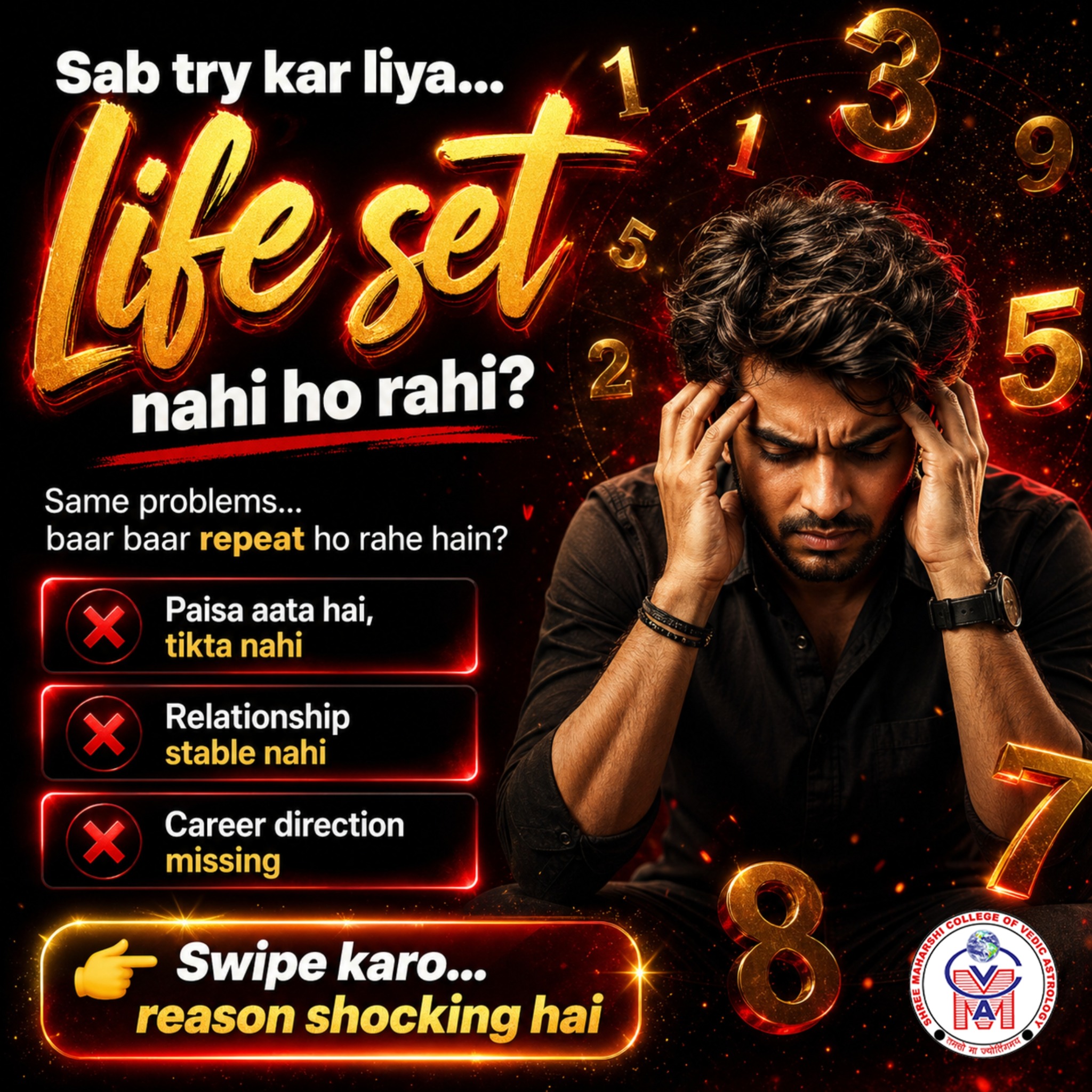 Shree Maharshi College Of Vedic Astrology Facebook ad