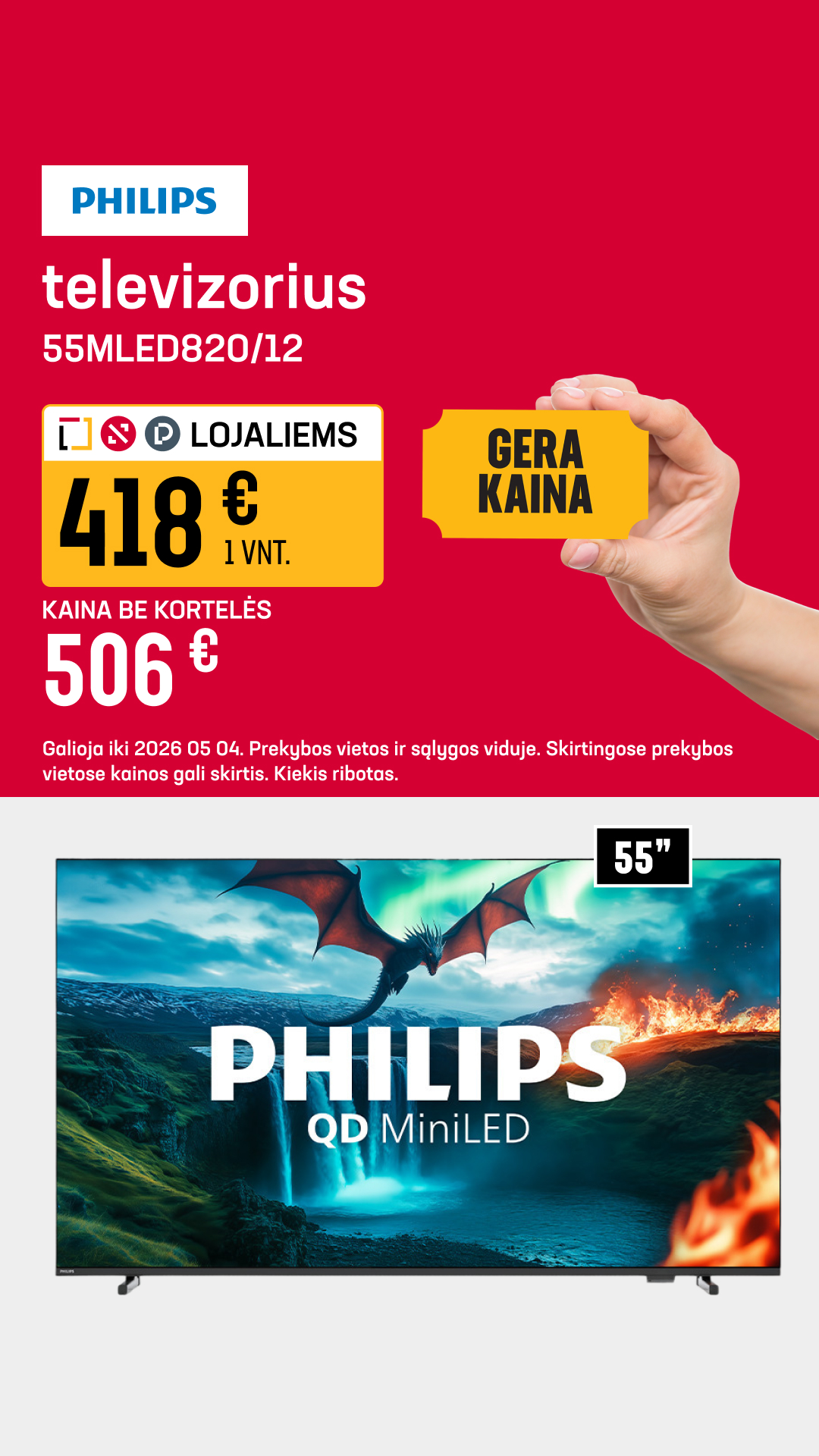 Senukai Facebook ad