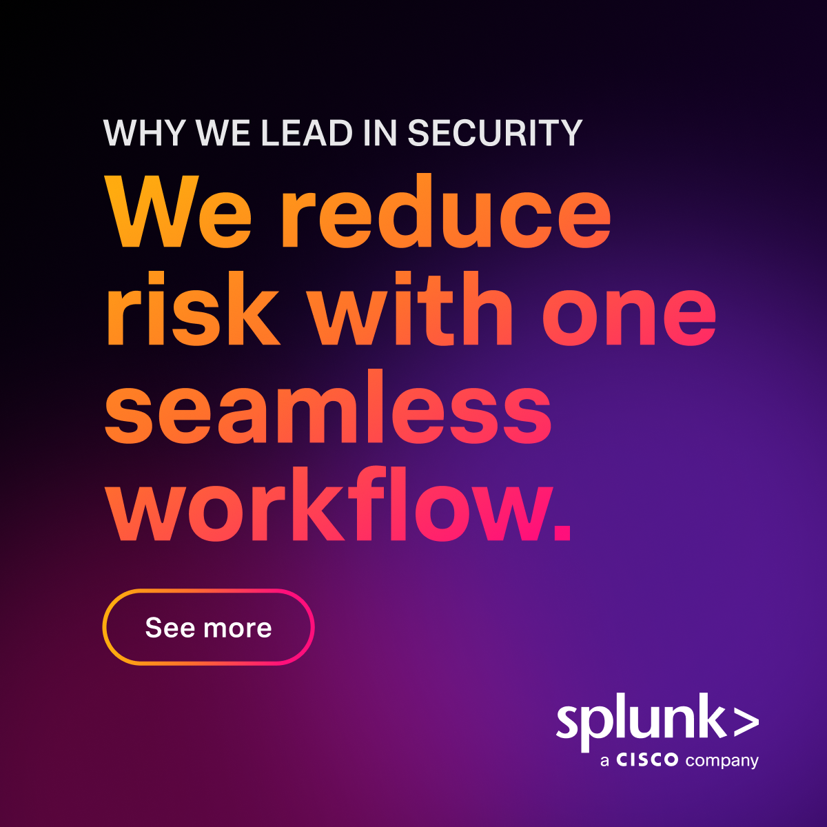 Splunk Facebook ad