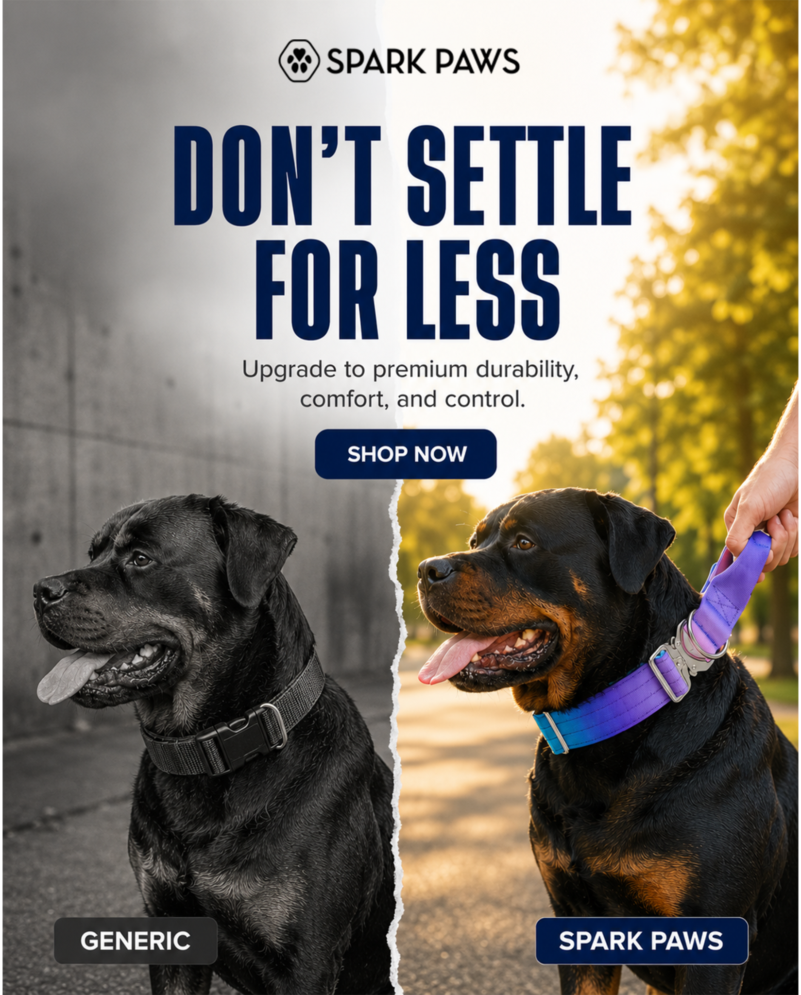 Spark Paws Facebook ad