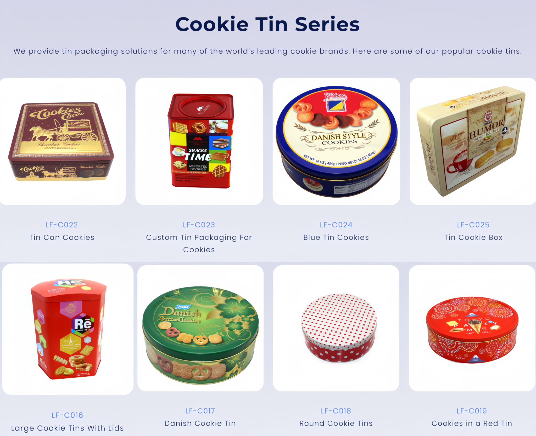 Finetins Facebook ad: Looking for a reliable tin packaging manufacturer?