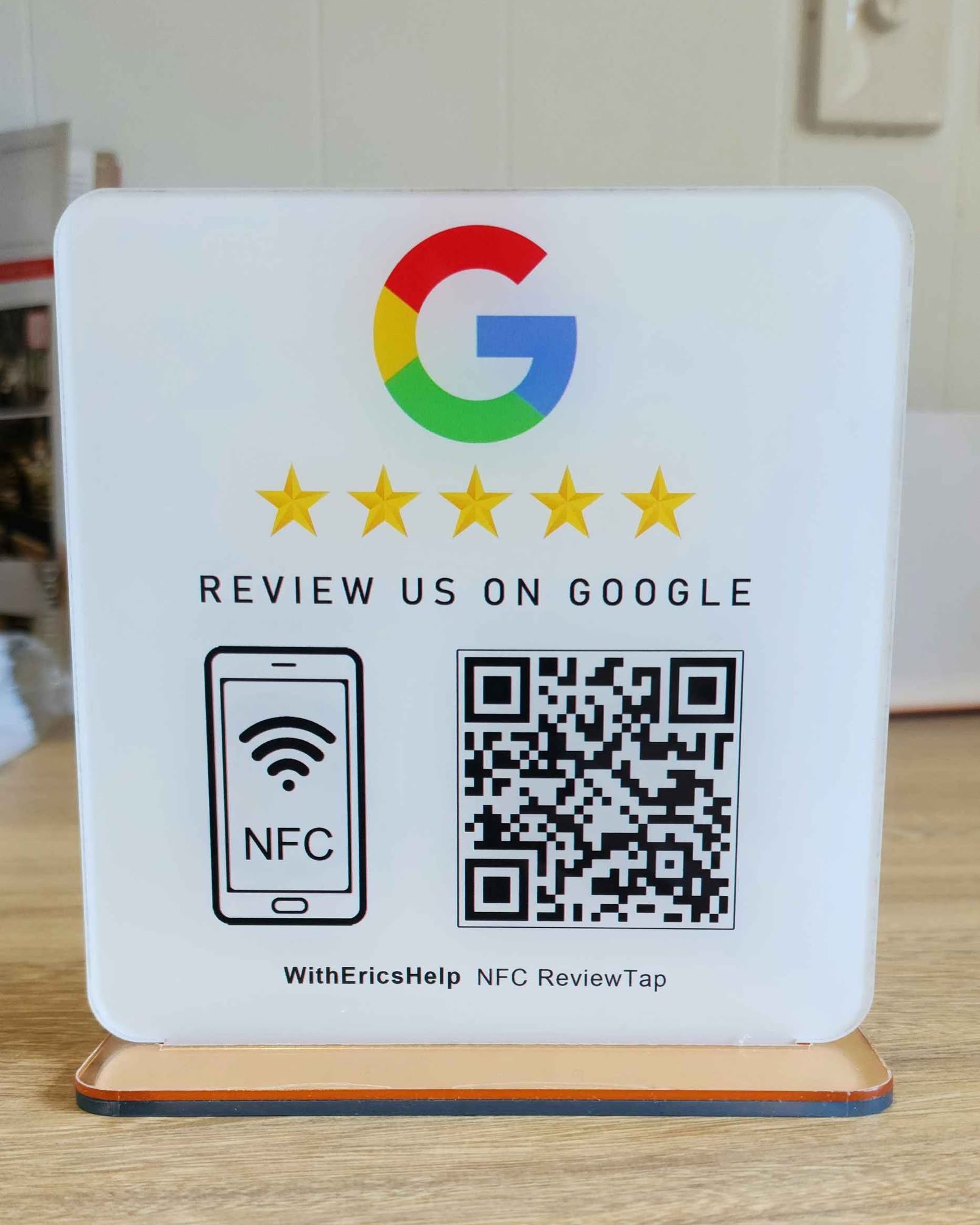 Eric Ibekwem Facebook ad: Premium Google Review Stand Rank higher in Google