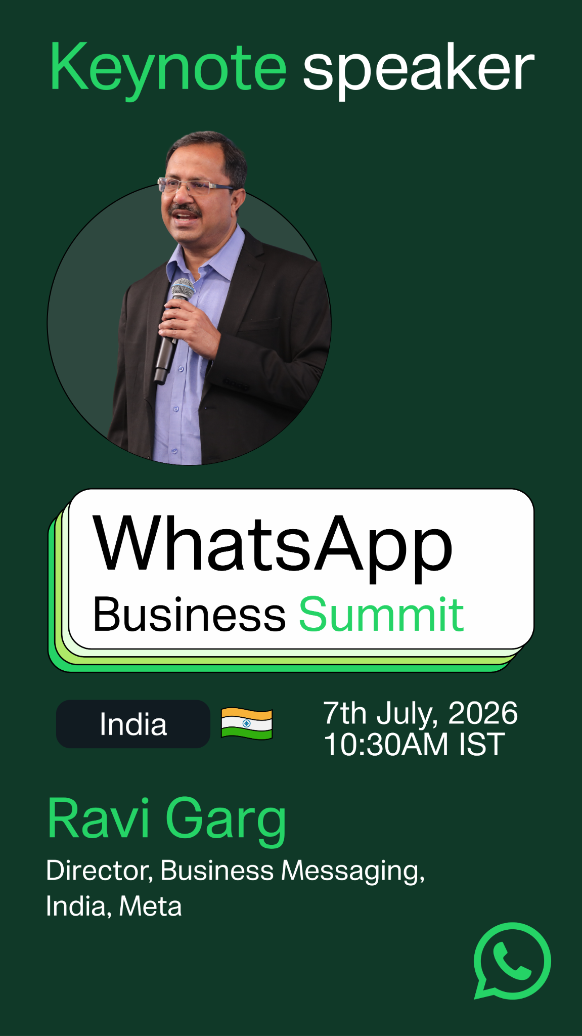 WhatsApp for Business Facebook ad from Jun 24, 2026