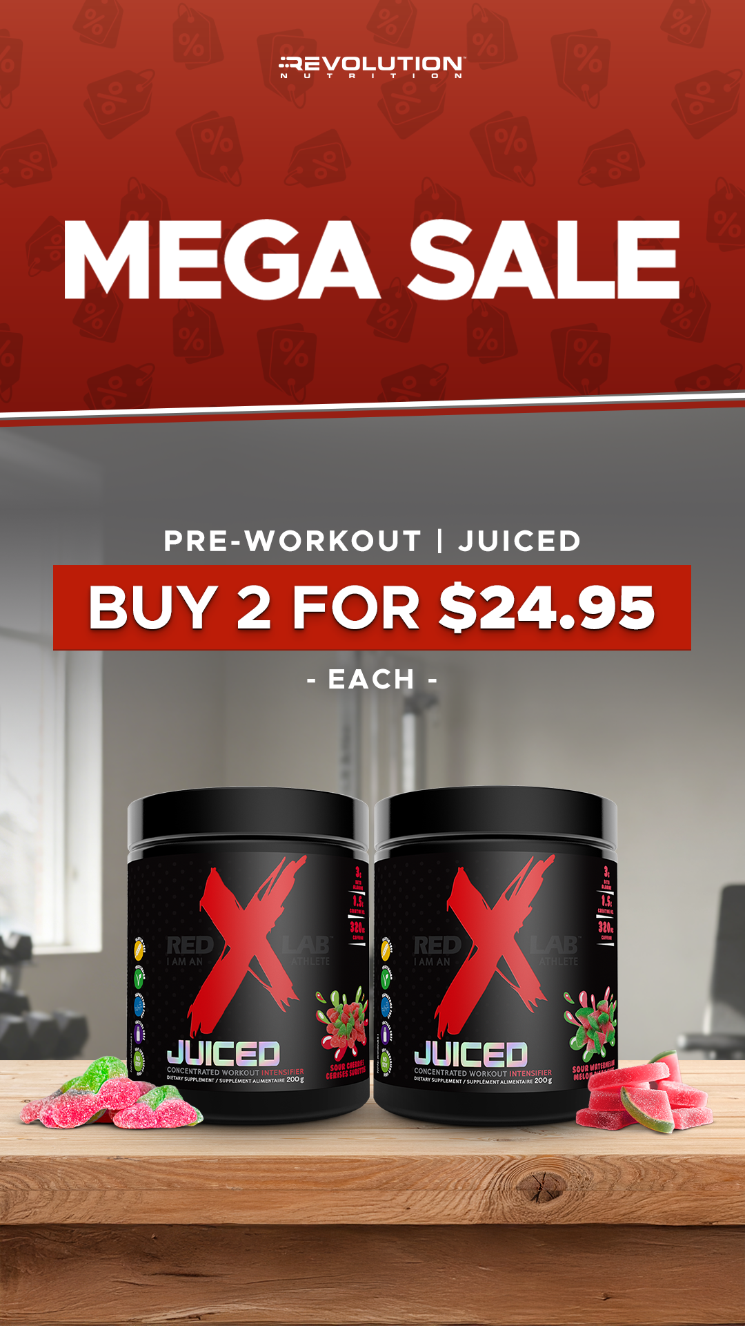Revolution Nutrition Facebook ad