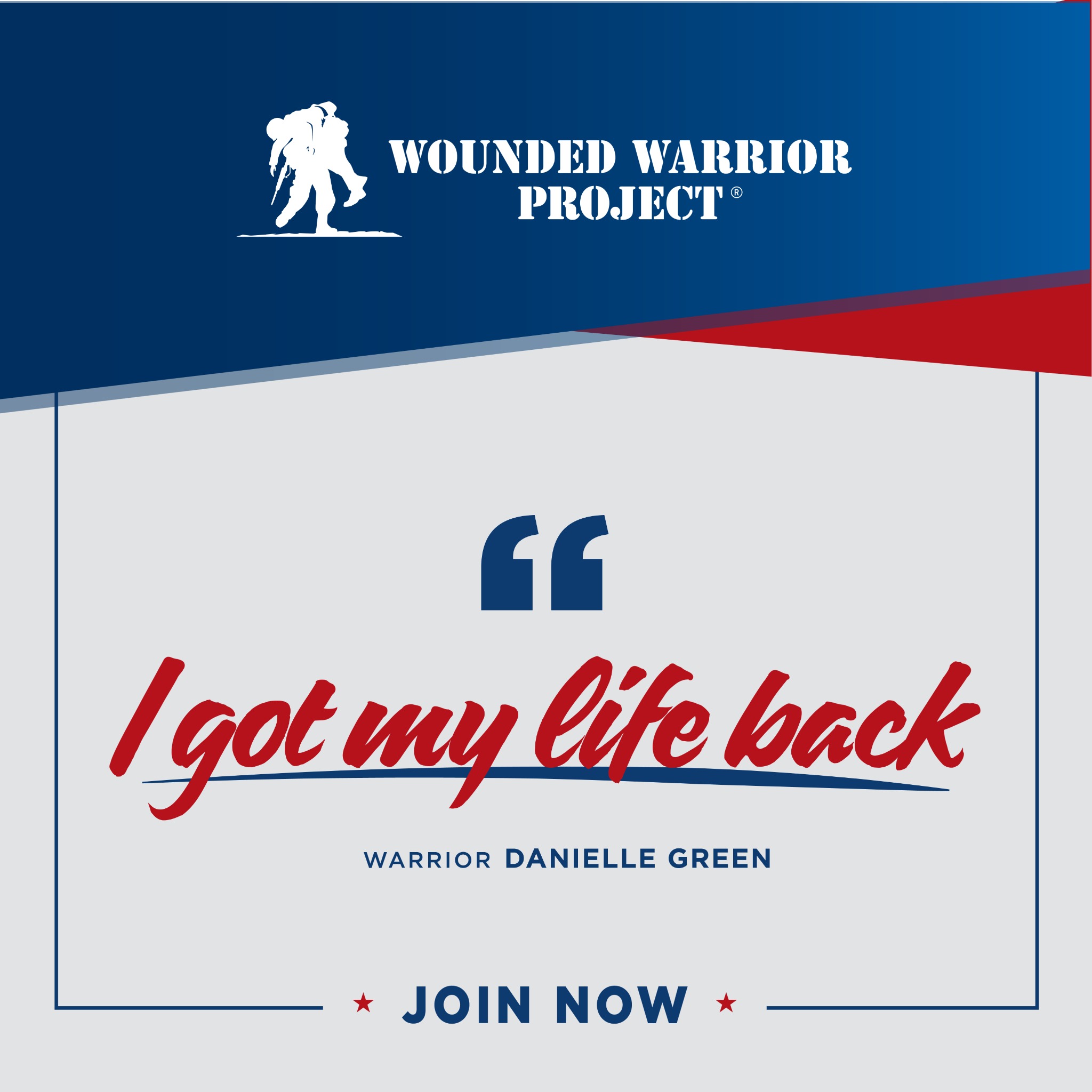 Wounded Warrior Project Facebook ad