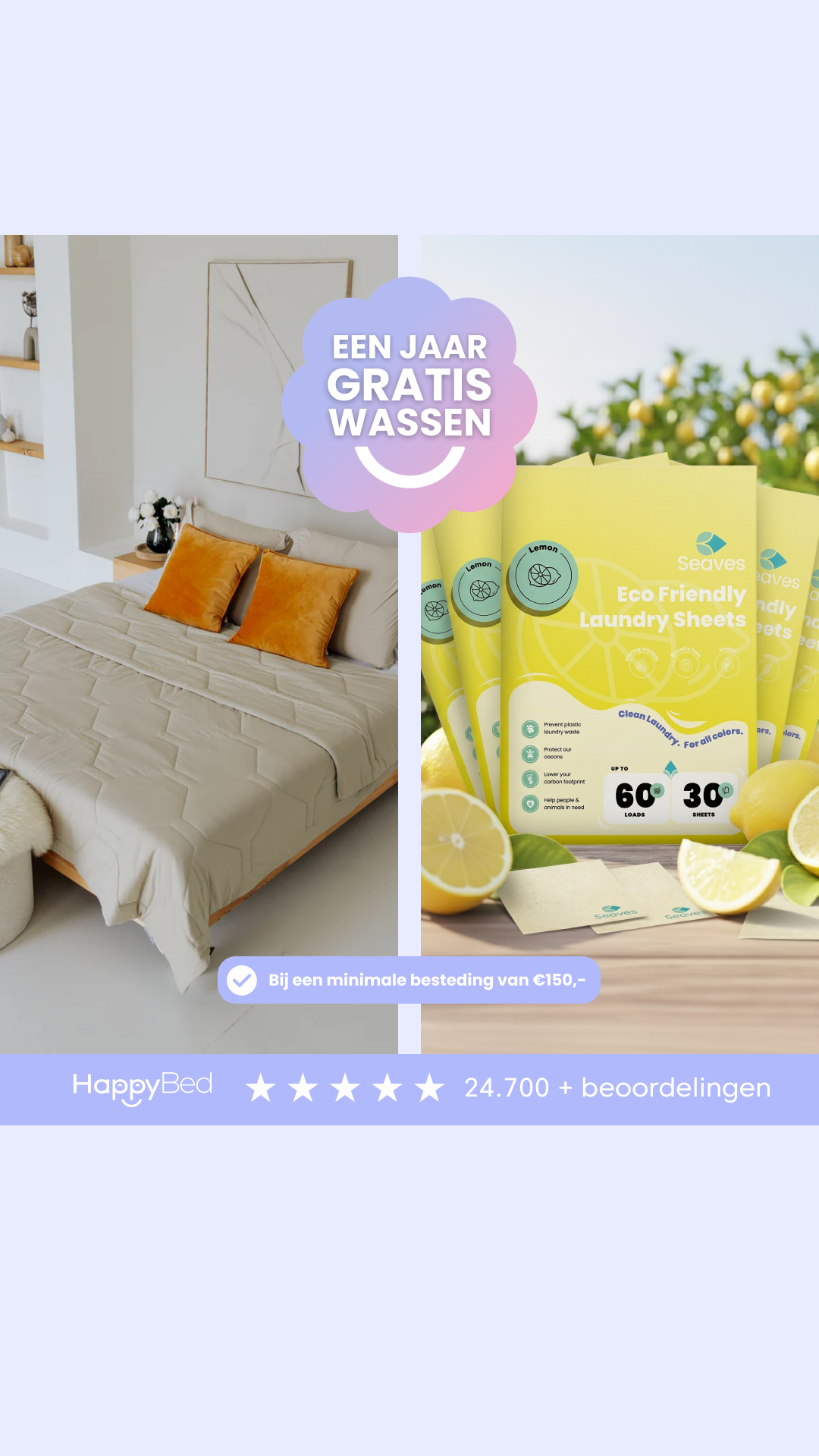 HappyBed Facebook ad
