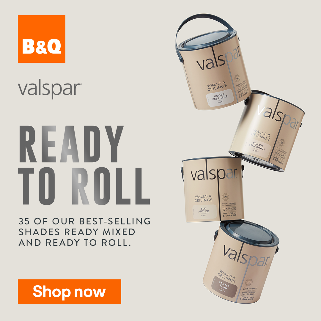 B&Q Facebook ad: Valspar's New Ready Mix Range