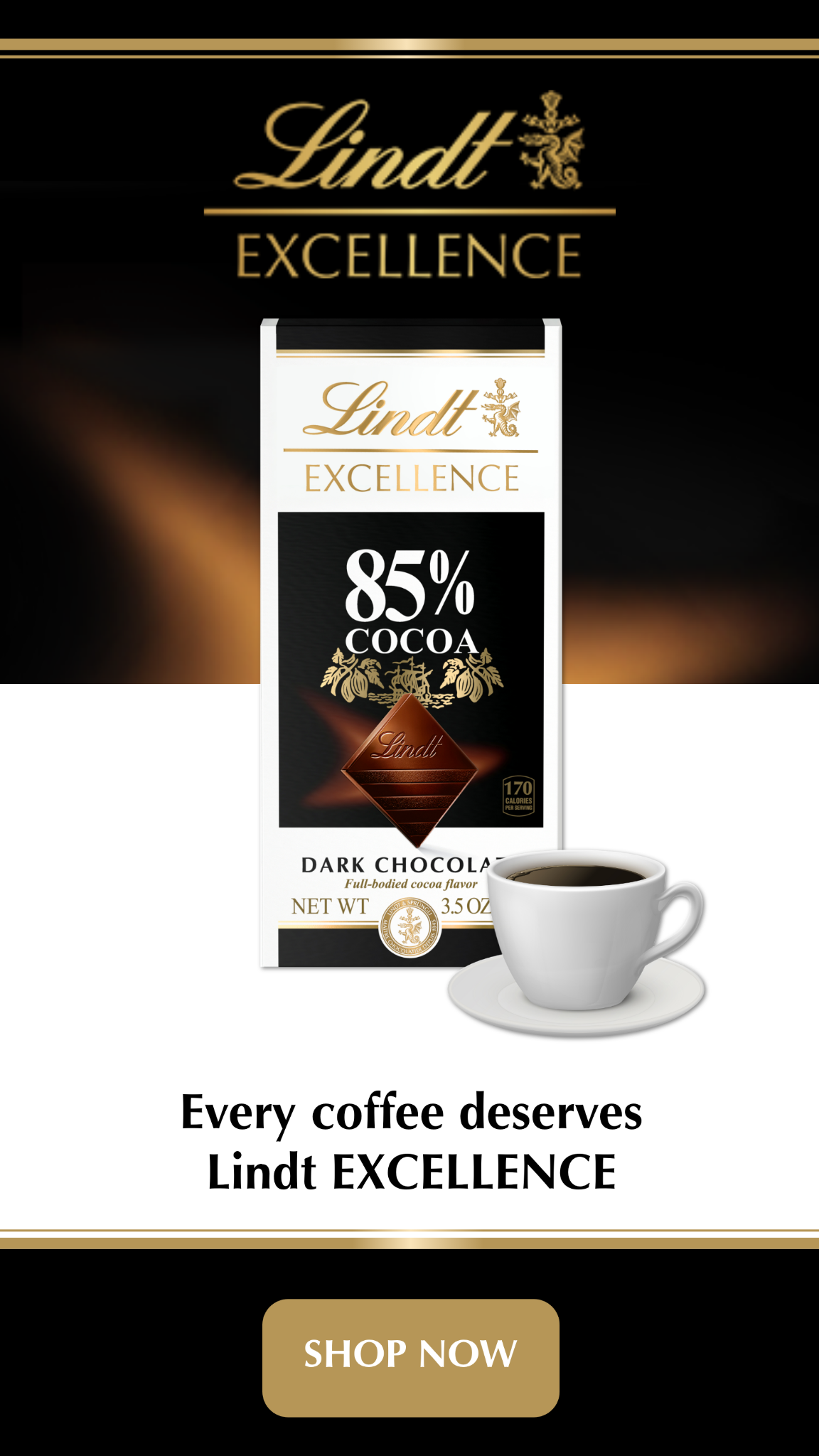 Lindt Facebook ad