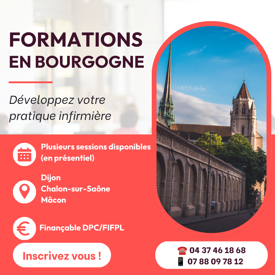 Pôle Formation Santé - Infirmiers Facebook ad: Formations IDEL à Dijon, Chalon et Mâcon