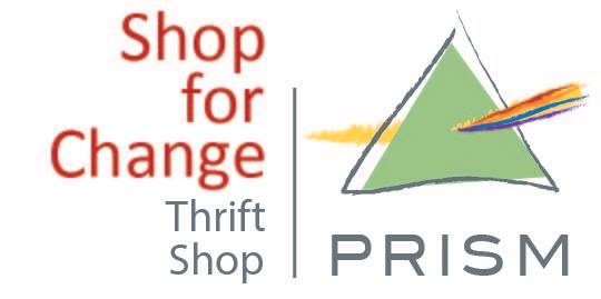 Shop for Change - PRISM's Thrift Shop Facebook ad