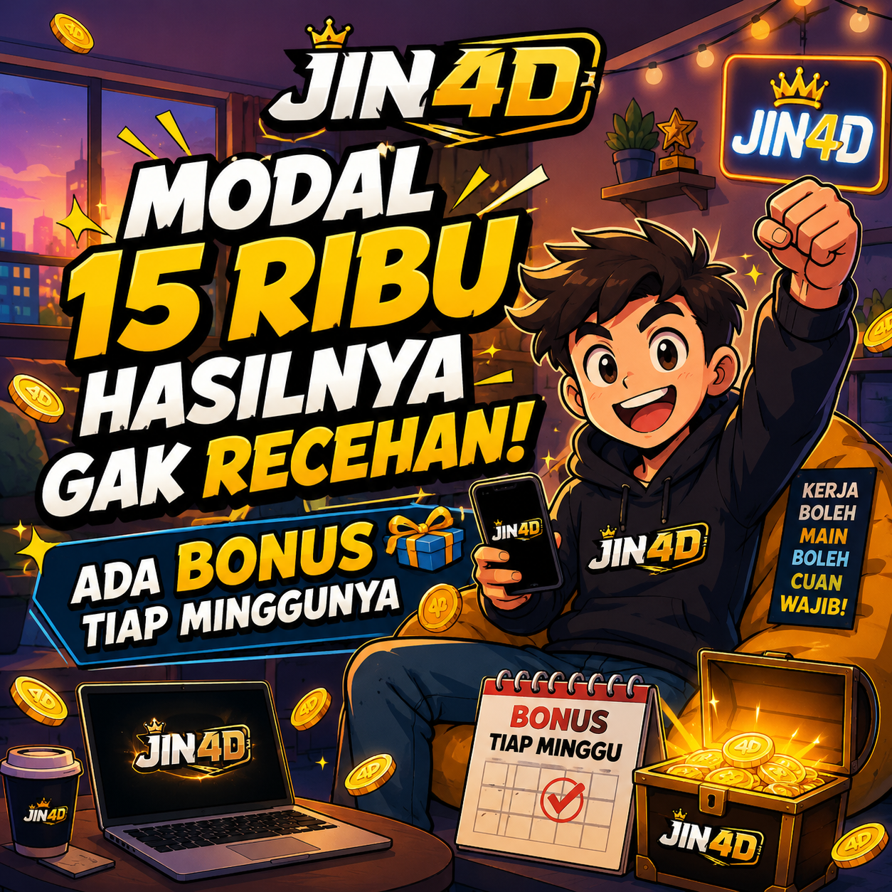 Return to Player JIN4D Facebook ad from Jul 16, 2026