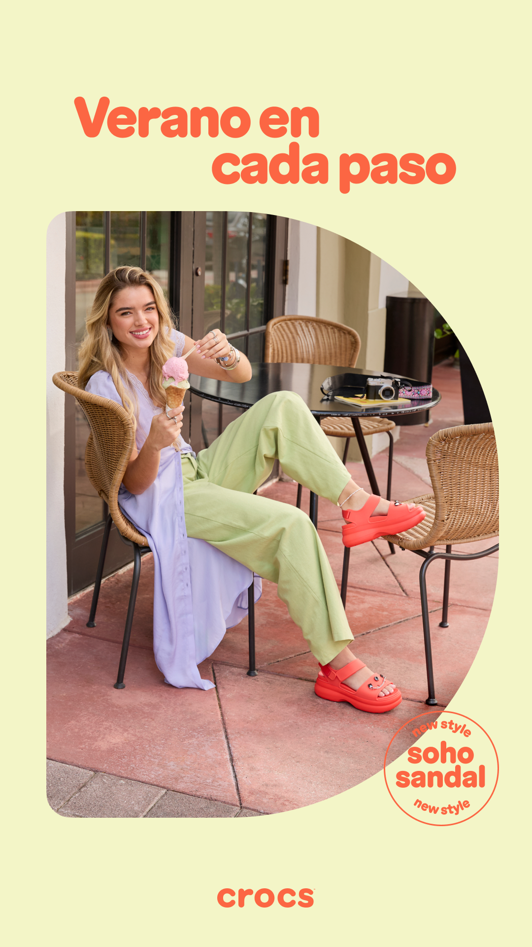 Crocs Facebook ad