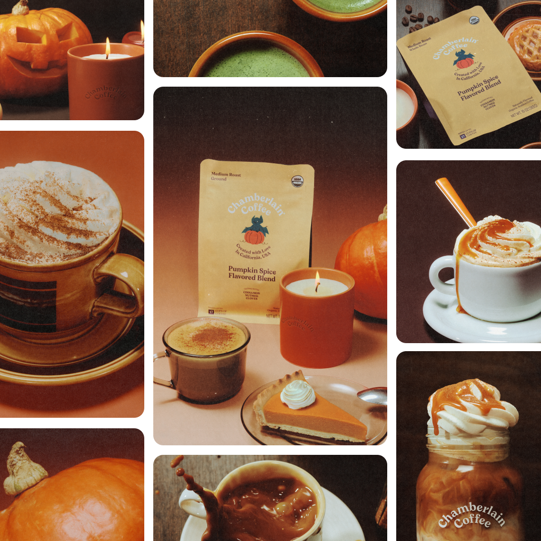 Chamberlain Coffee Facebook ad: Your fall favorite is back.