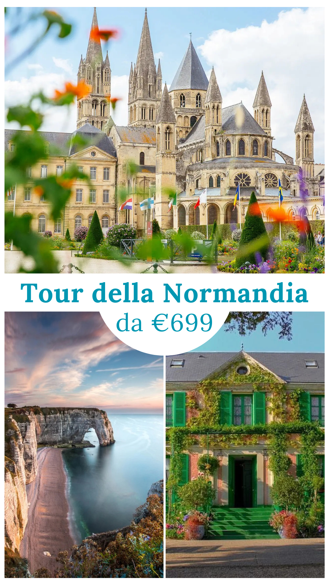 CLUB MAGELLANO Facebook ad: Tour della Normandia: tra Monet, D-Day e paesaggi mozzafiato