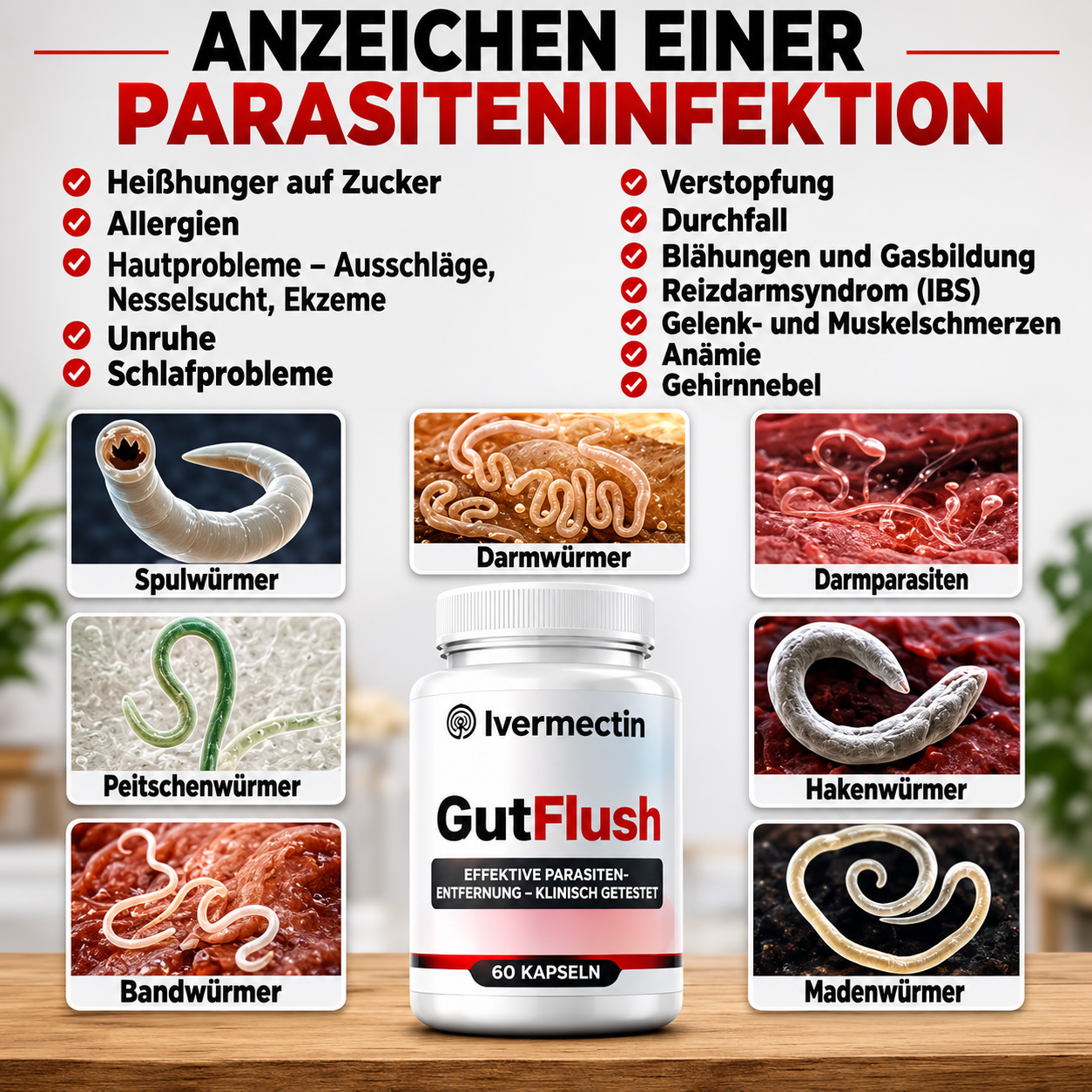 VitalGesund Facebook ad: Ivermectin & Fenbendazol