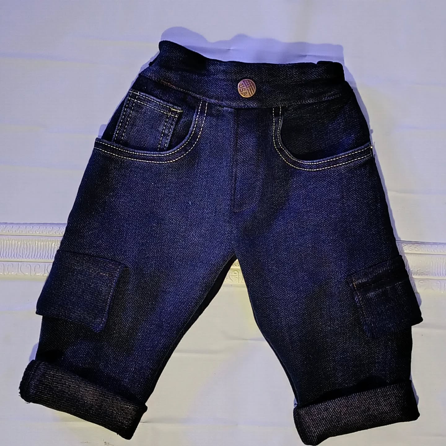 Didiblaq's Facebook ad: Cute Baby Boy Denim Pants available.