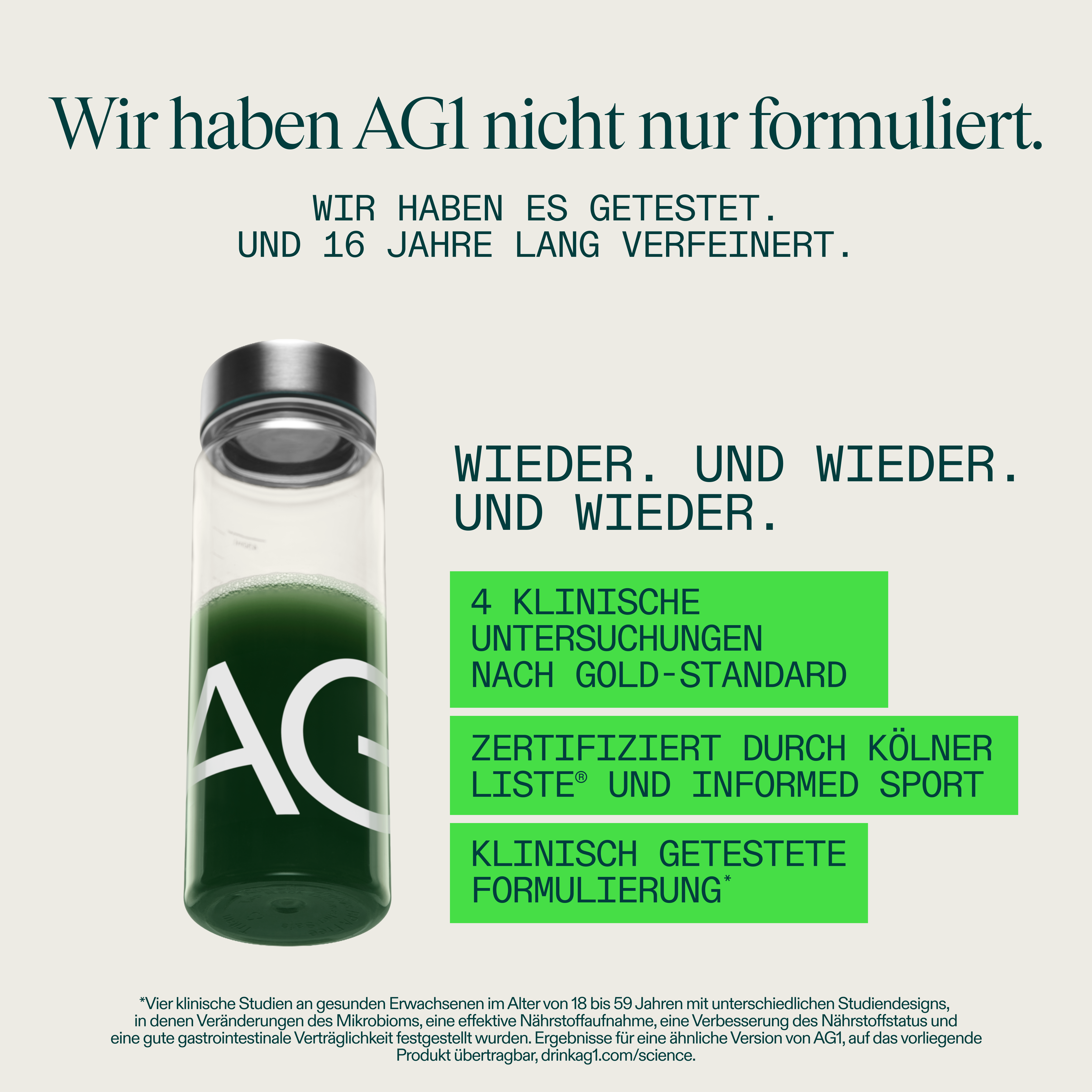 AG1 Deutschland Facebook ad