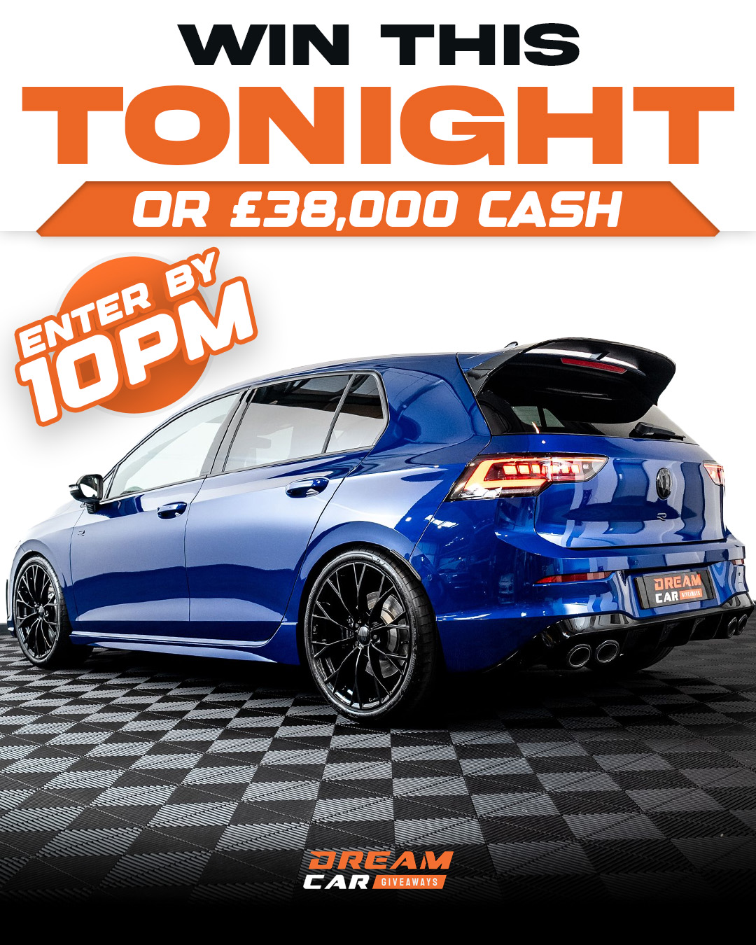 Dream Car Giveaways Facebook ad