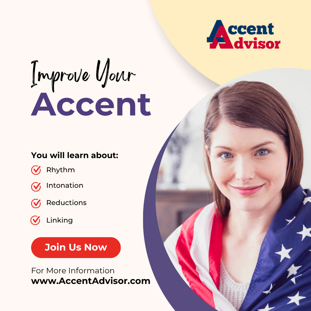 Accent Advisor - American Pronunciation Facebook ad