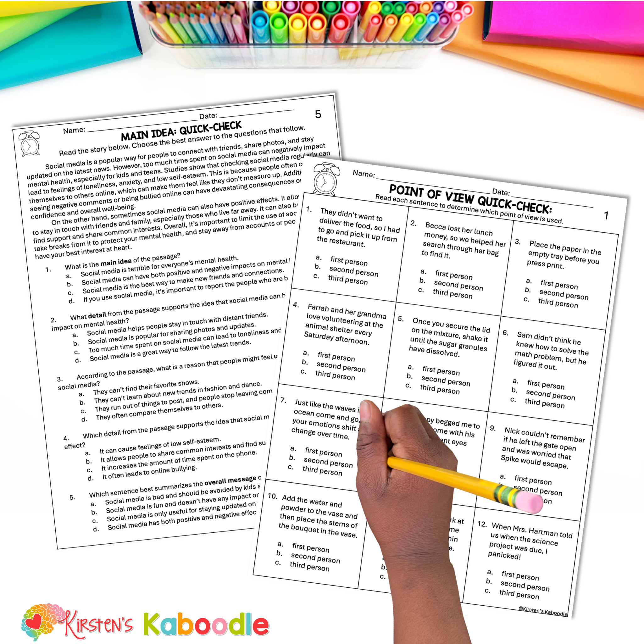 Kirsten's Kaboodle Facebook ad