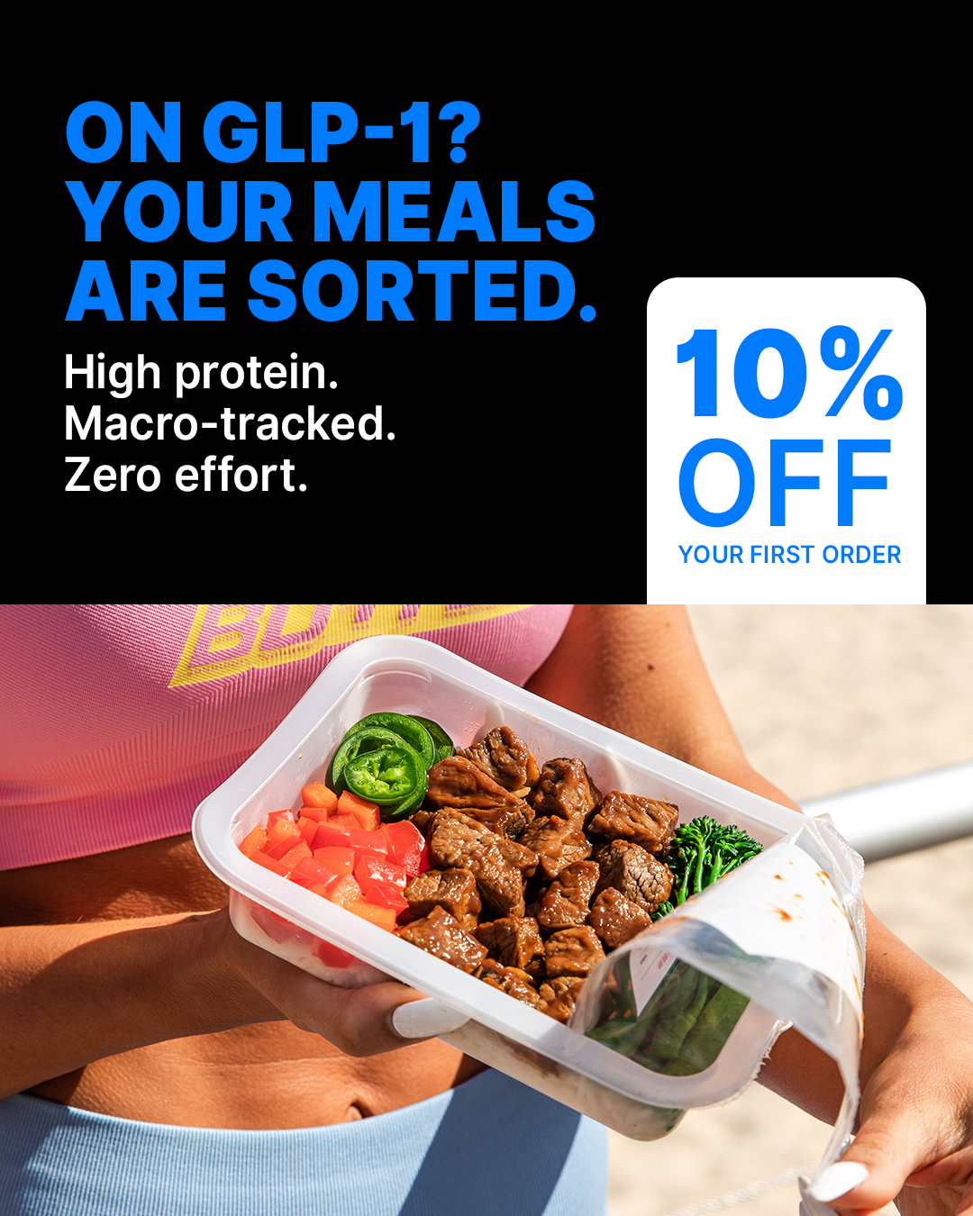 Bondi Meal Prep Facebook ad